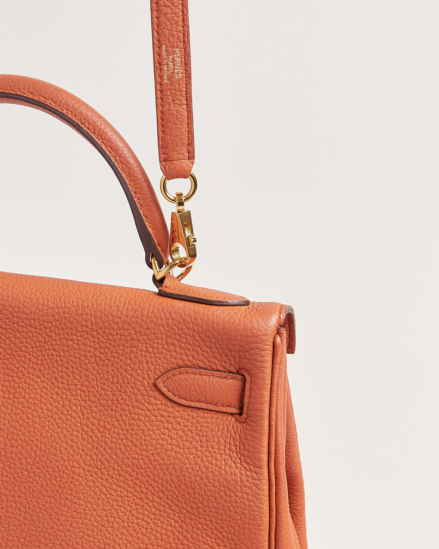 Men | Pre-Owned & Vintage Bags | Hermès Pre-Owned | Kelly 32 Togo Leather Orange