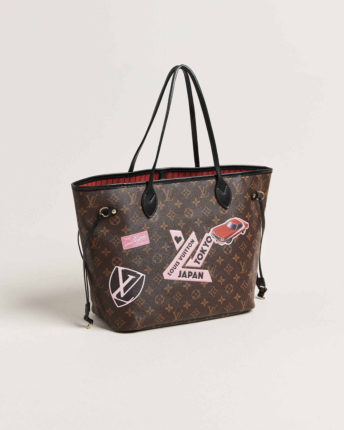 Men | Pre-Owned & Vintage Bags | Louis Vuitton Pre-Owned | Neverfull MM World Tour Japan Monogram