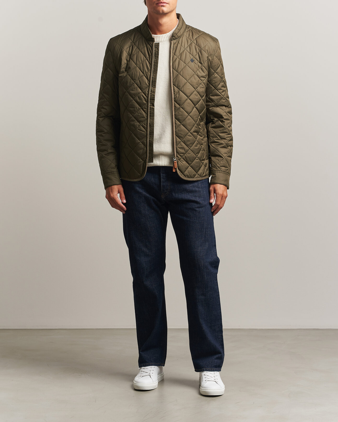Men | Coats & Jackets | Morris | Teddy Quilted Jacket Olive