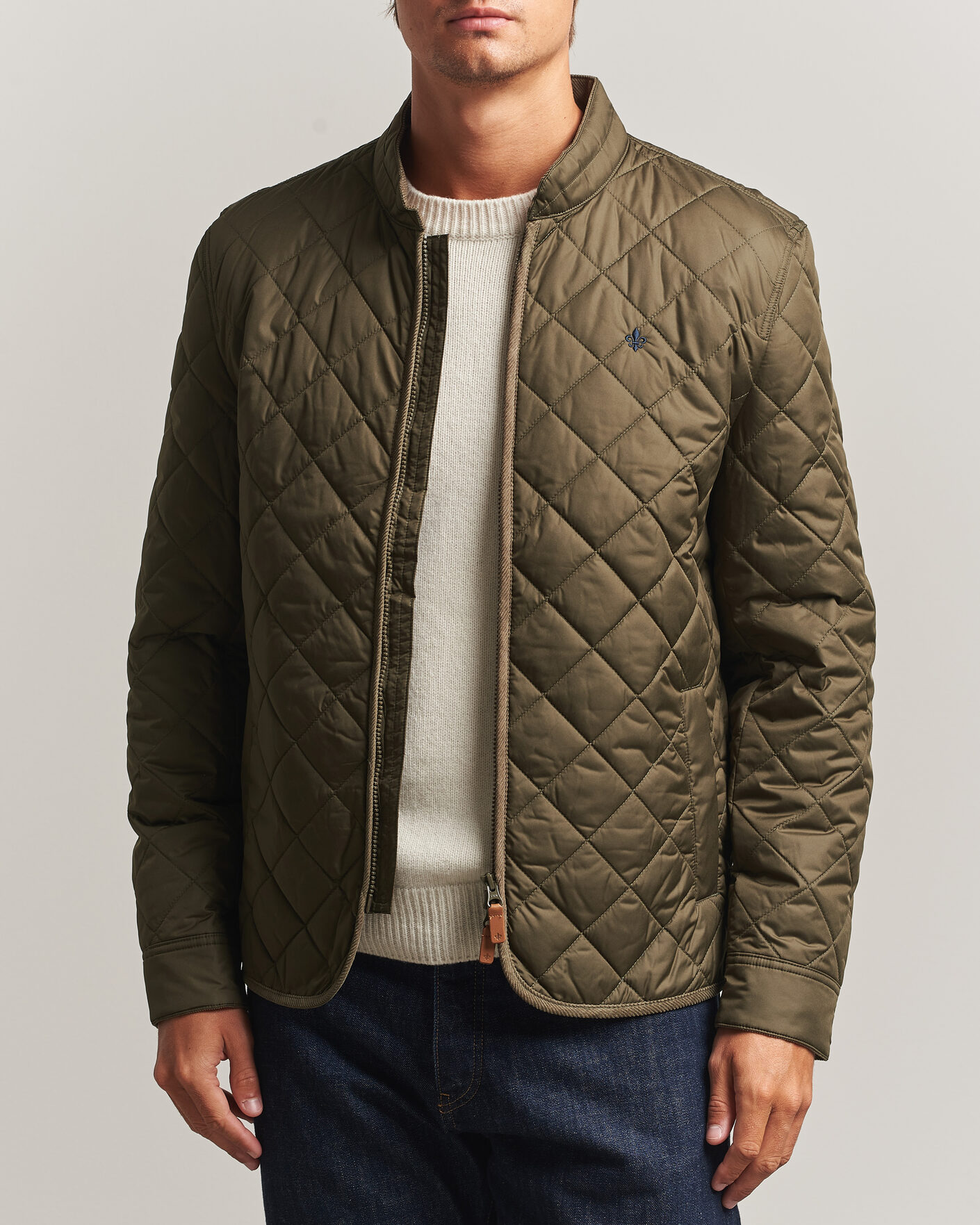 Men | Coats & Jackets | Morris | Teddy Quilted Jacket Olive