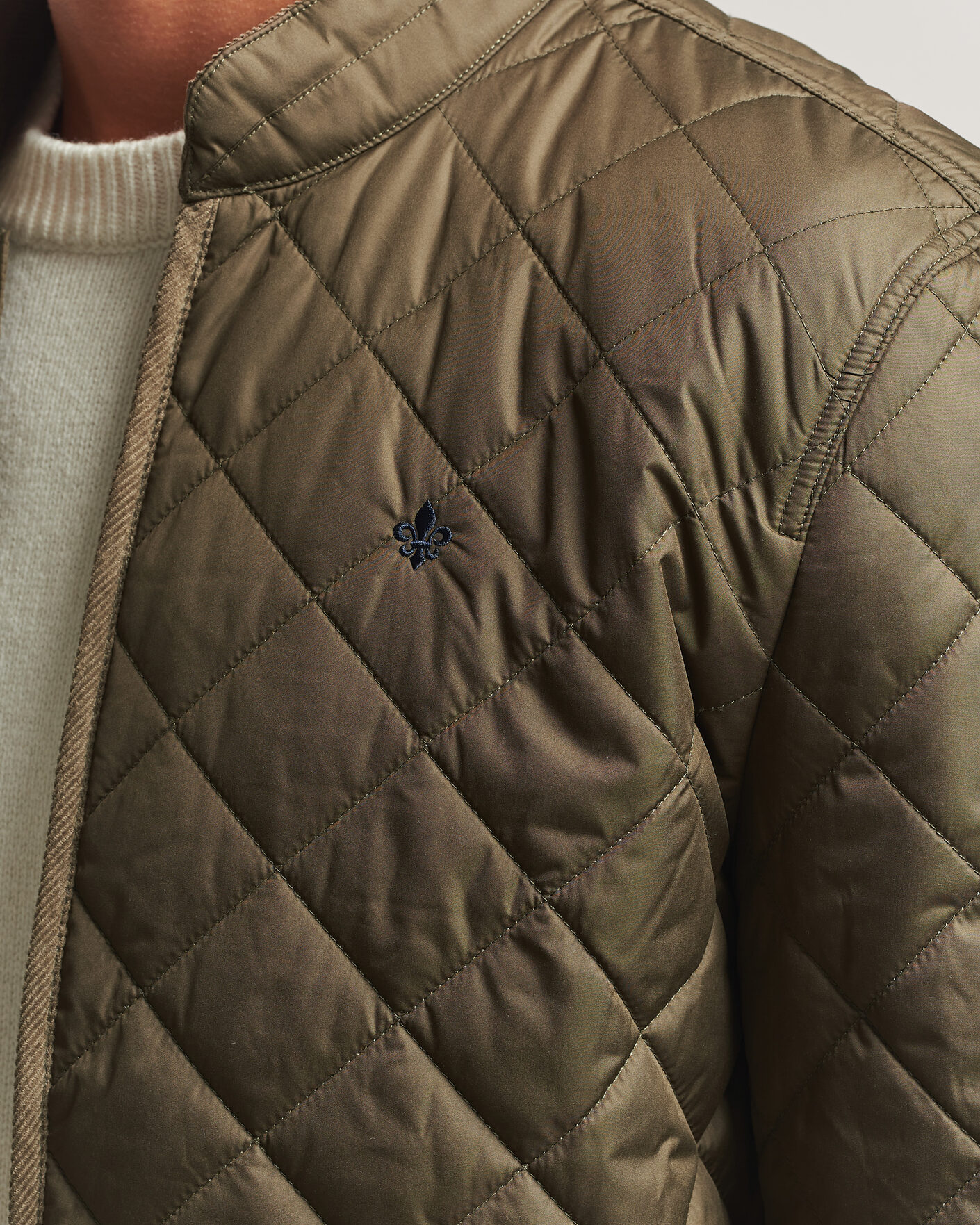 Men | Coats & Jackets | Morris | Teddy Quilted Jacket Olive