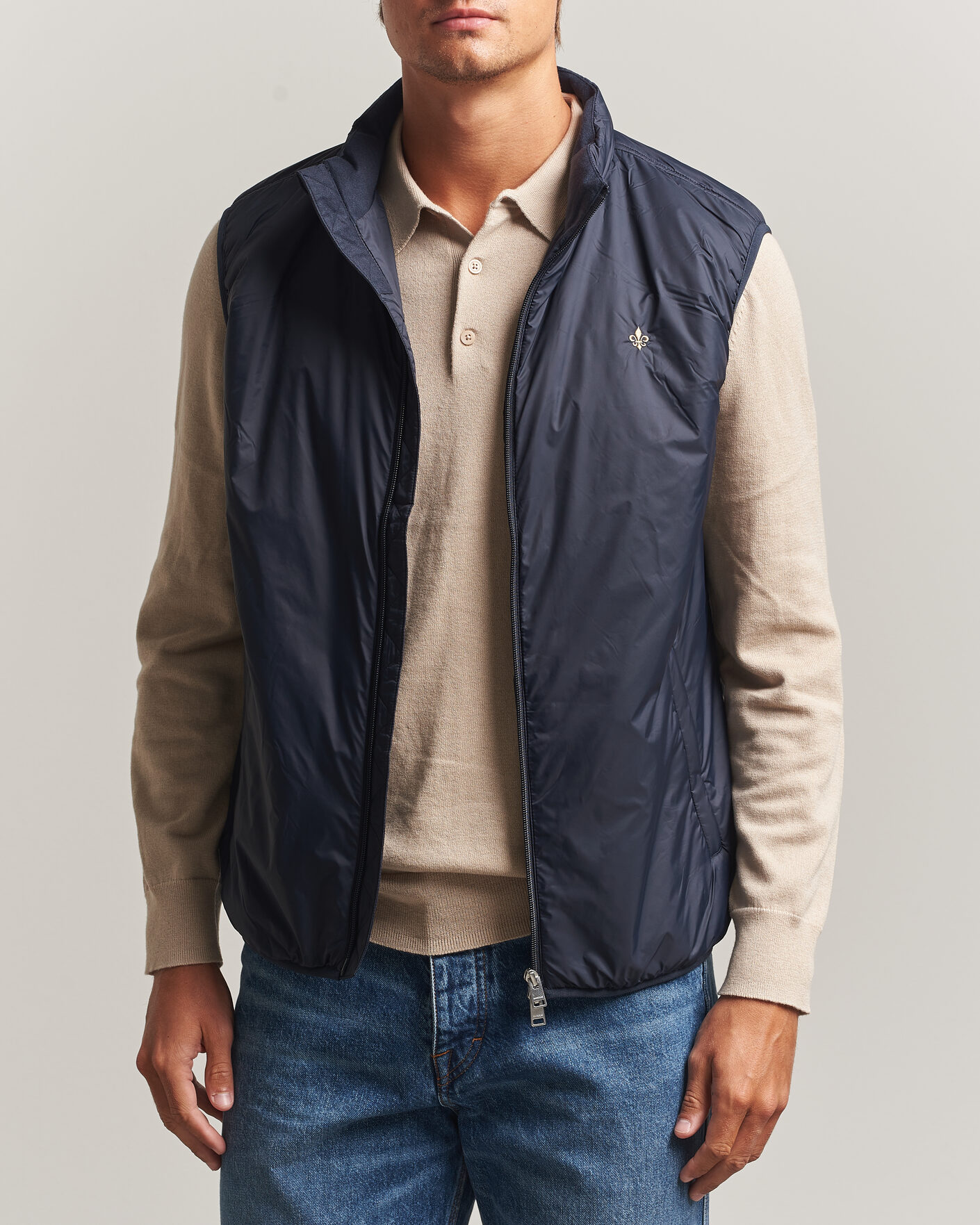 Men | Gilets | Morris | Bradley Padded Vest Blue