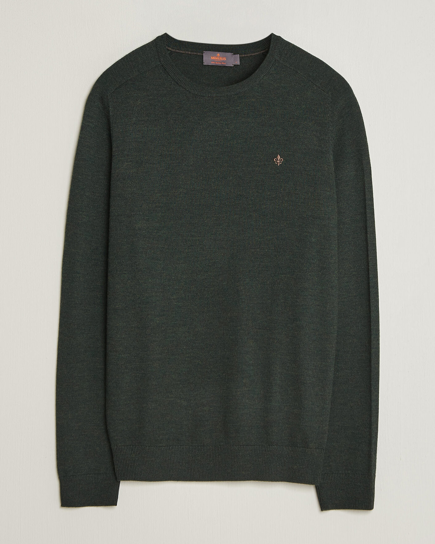 Men | Sweaters & Knitwear | Morris | Merino O-Neck Olive