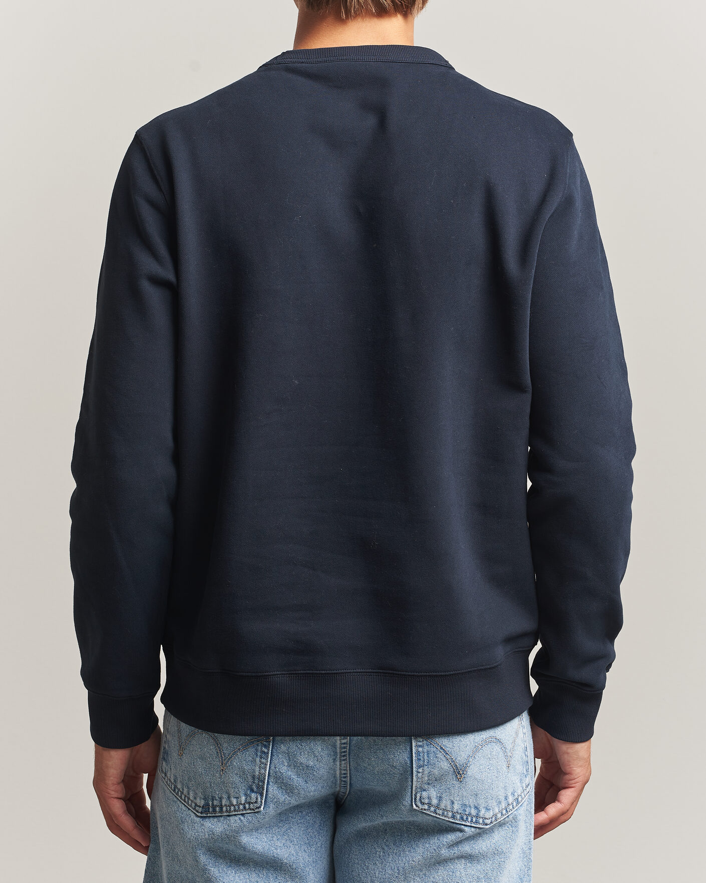 Men | Sweaters & Knitwear | Morris | Brandon Lily Sweatshirt Old Blue