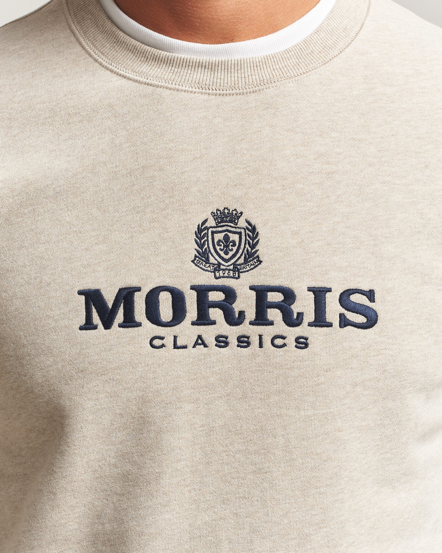 Men | Sweaters & Knitwear | Morris | Brian Sweatshirt Khaki
