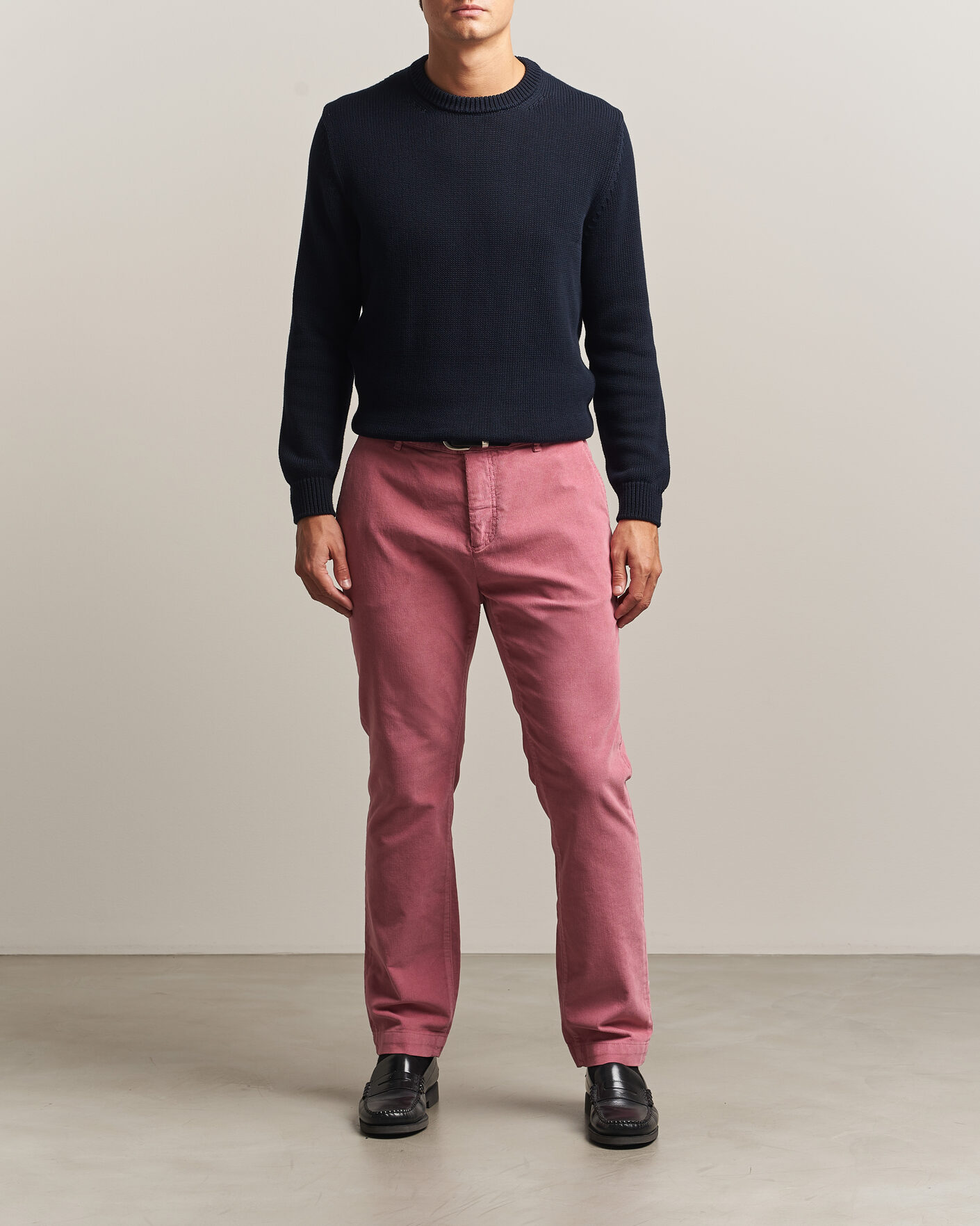 Men | Trousers | Morris | Jeffrey Cord Chino Cerise