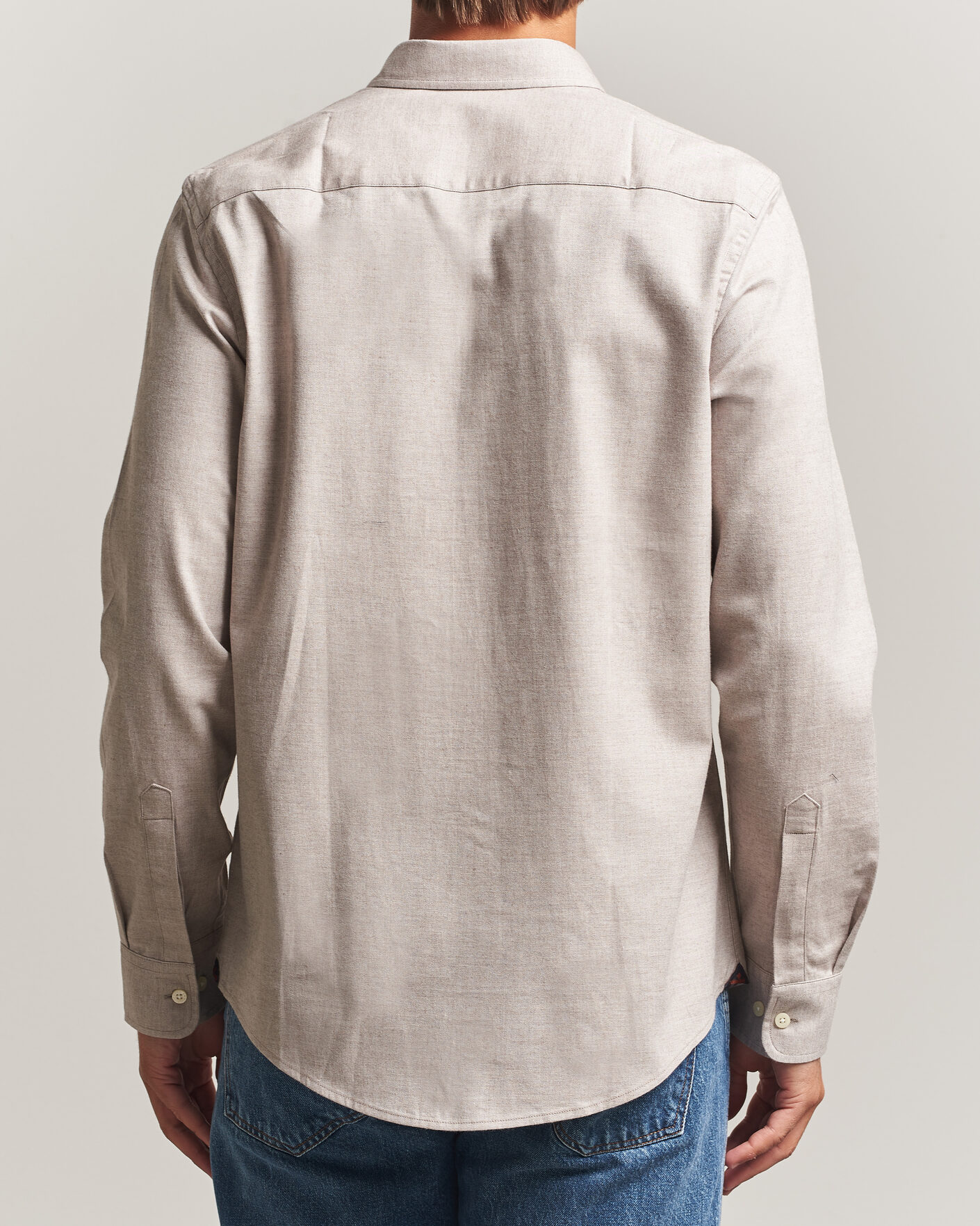 Men | Shirts | Morris | Watts Flannel Shirt Khaki