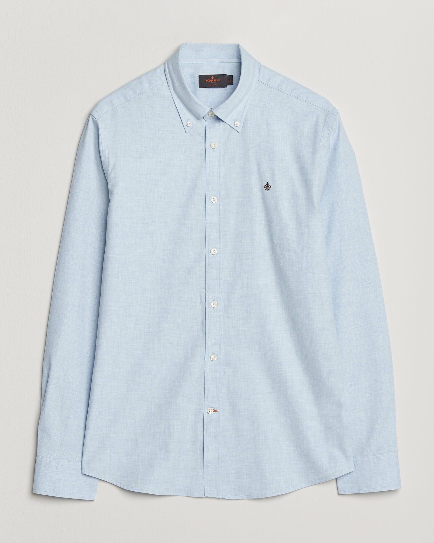 Men | Shirts | Morris | Watts Flannel Shirt Light Blue