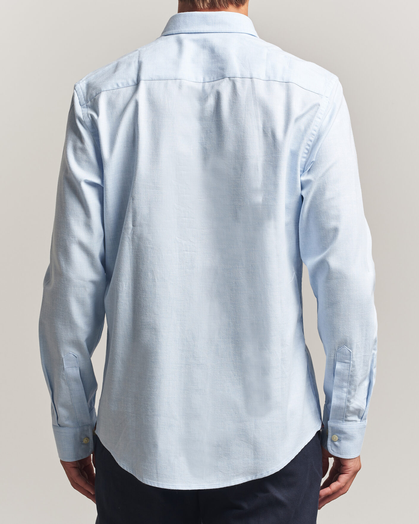 Men | Shirts | Morris | Watts Flannel Shirt Light Blue