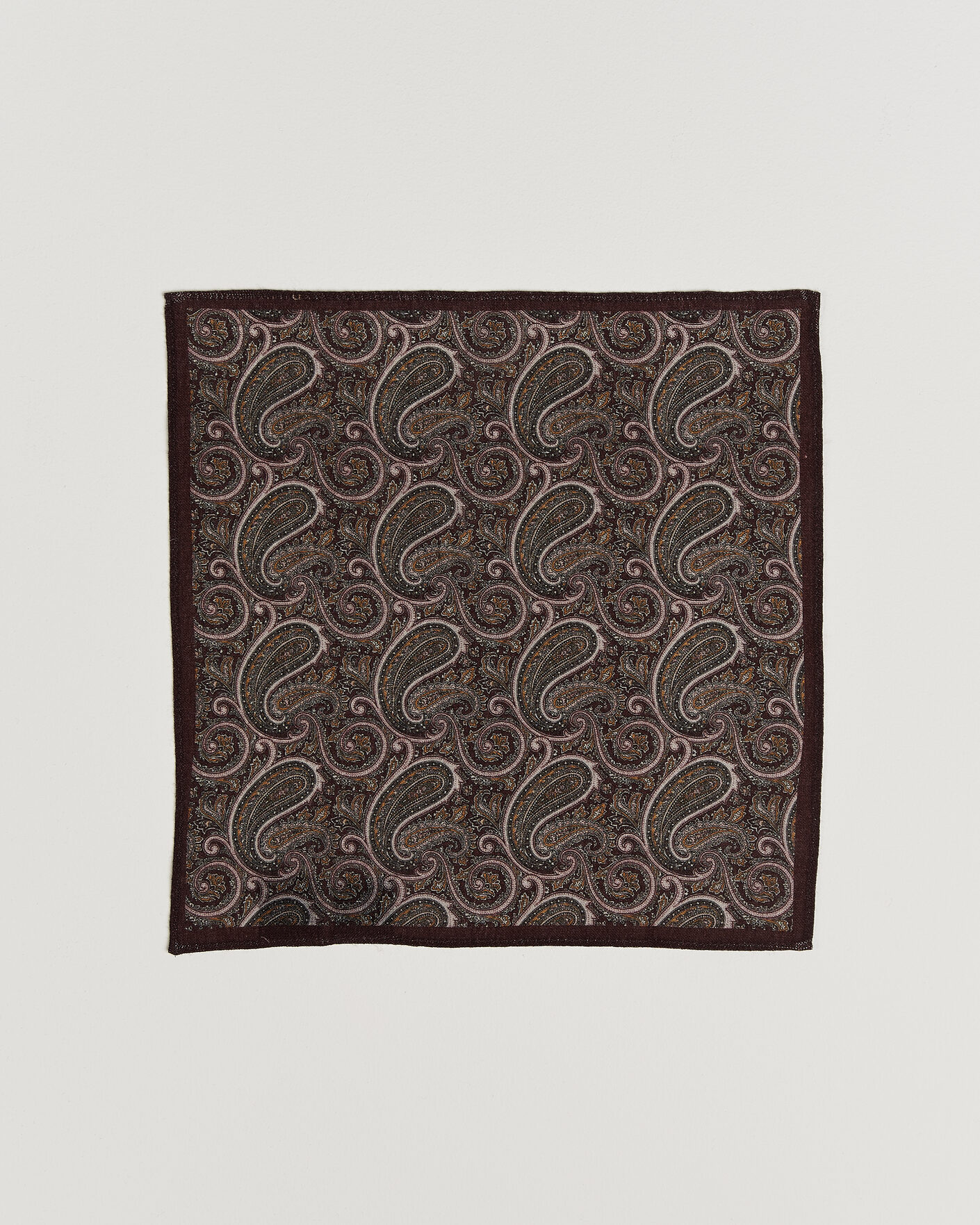 Men | Ties | Amanda Christensen | Box Set Wool 8 cm Tie And Pocket Square Wine