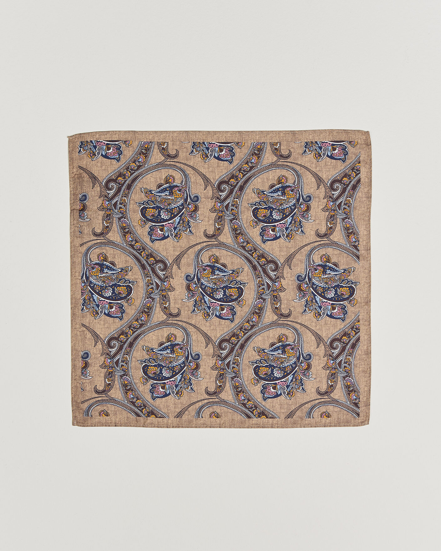 Men | Ties | Amanda Christensen | Box Set Silk 8 cm Tie And Pocket Square Beige