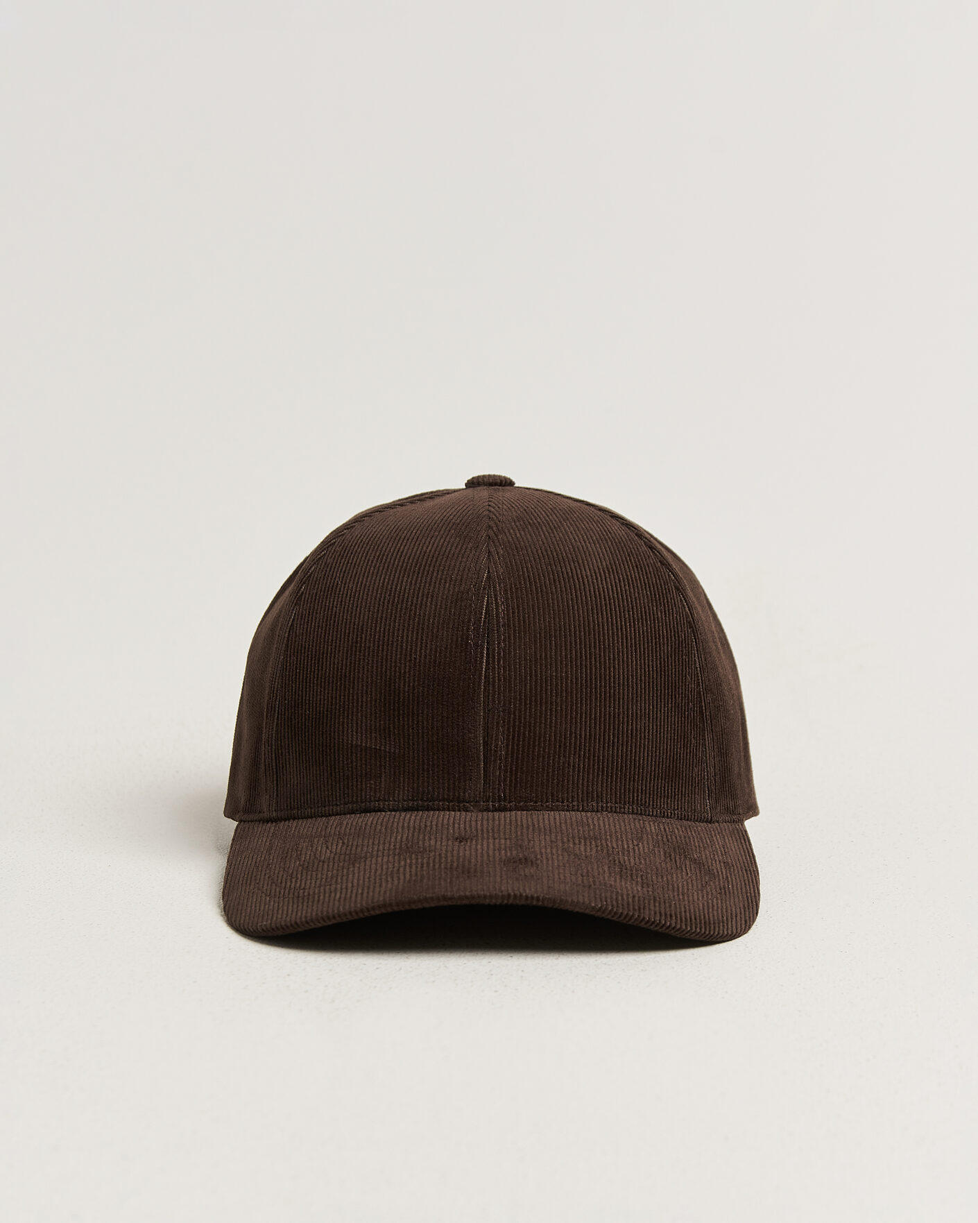 Men | Hats & Caps | Varsity Headwear | Corduroy Baseball Cap Mocha Brown