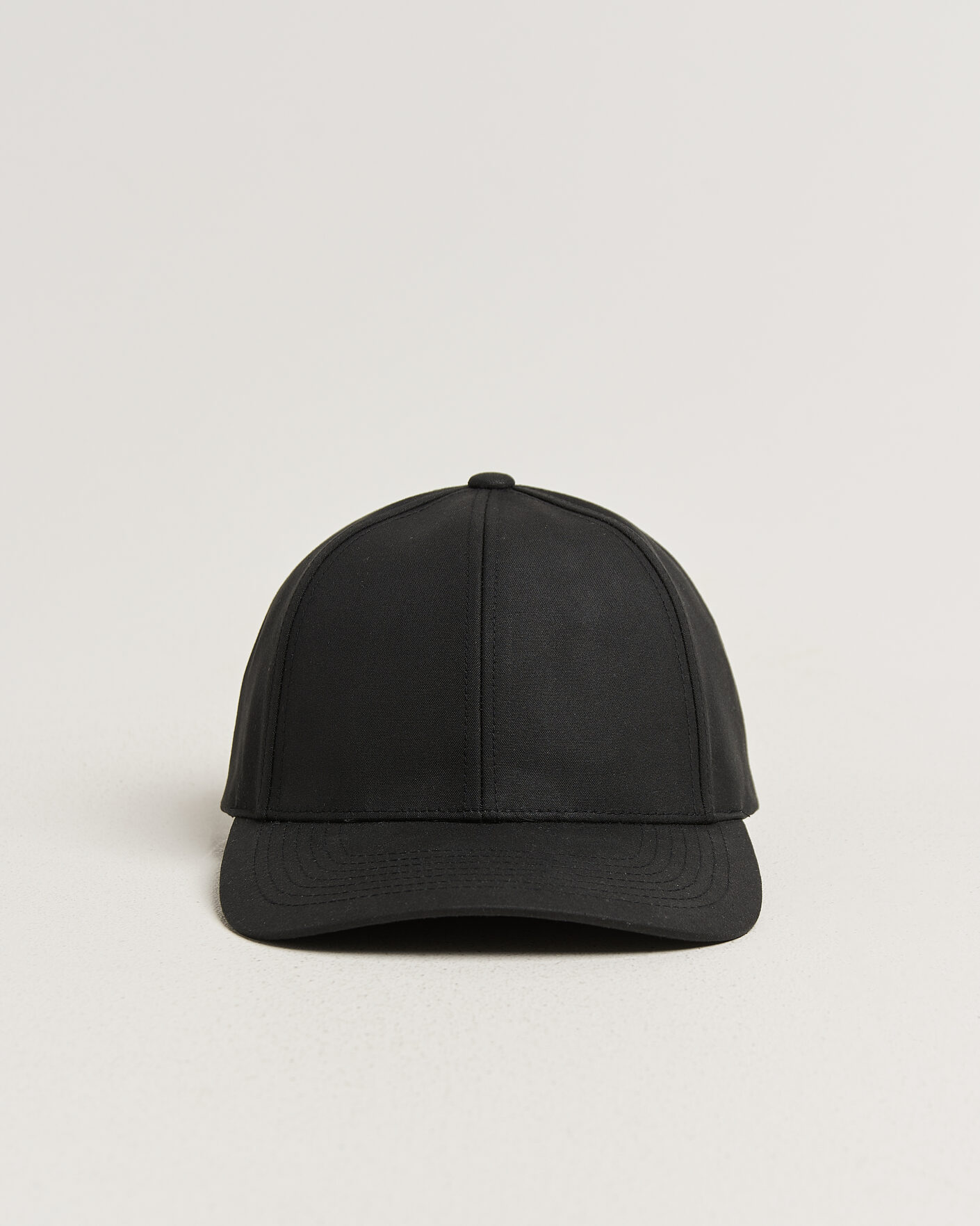 Men | Hats & Caps | Varsity Headwear | Oilskin Baseball Cap Black