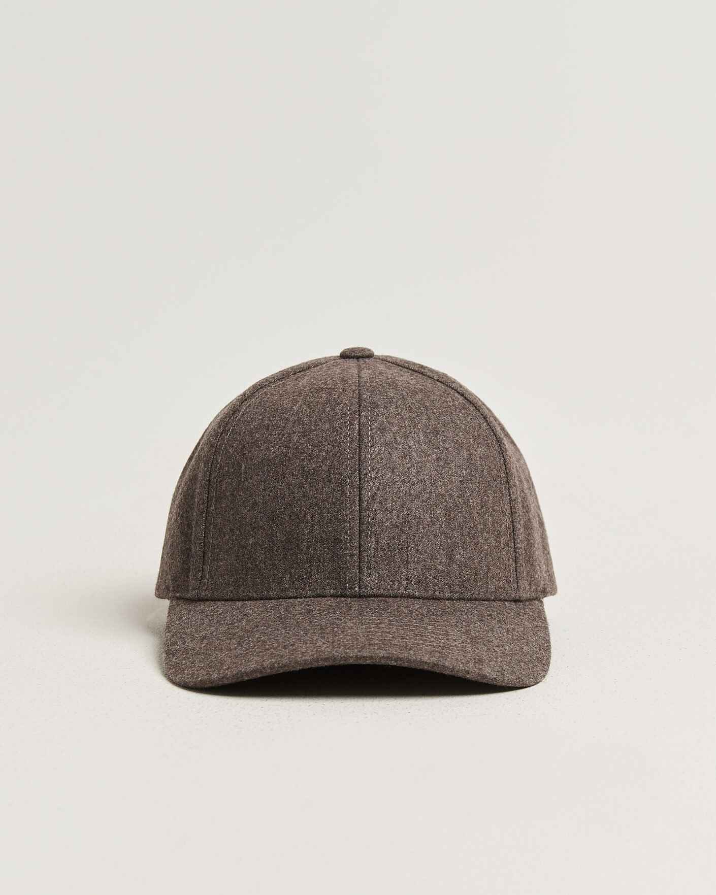 Men | Hats & Caps | Varsity Headwear | Merino Wool Baseball Cap Taupe Brown