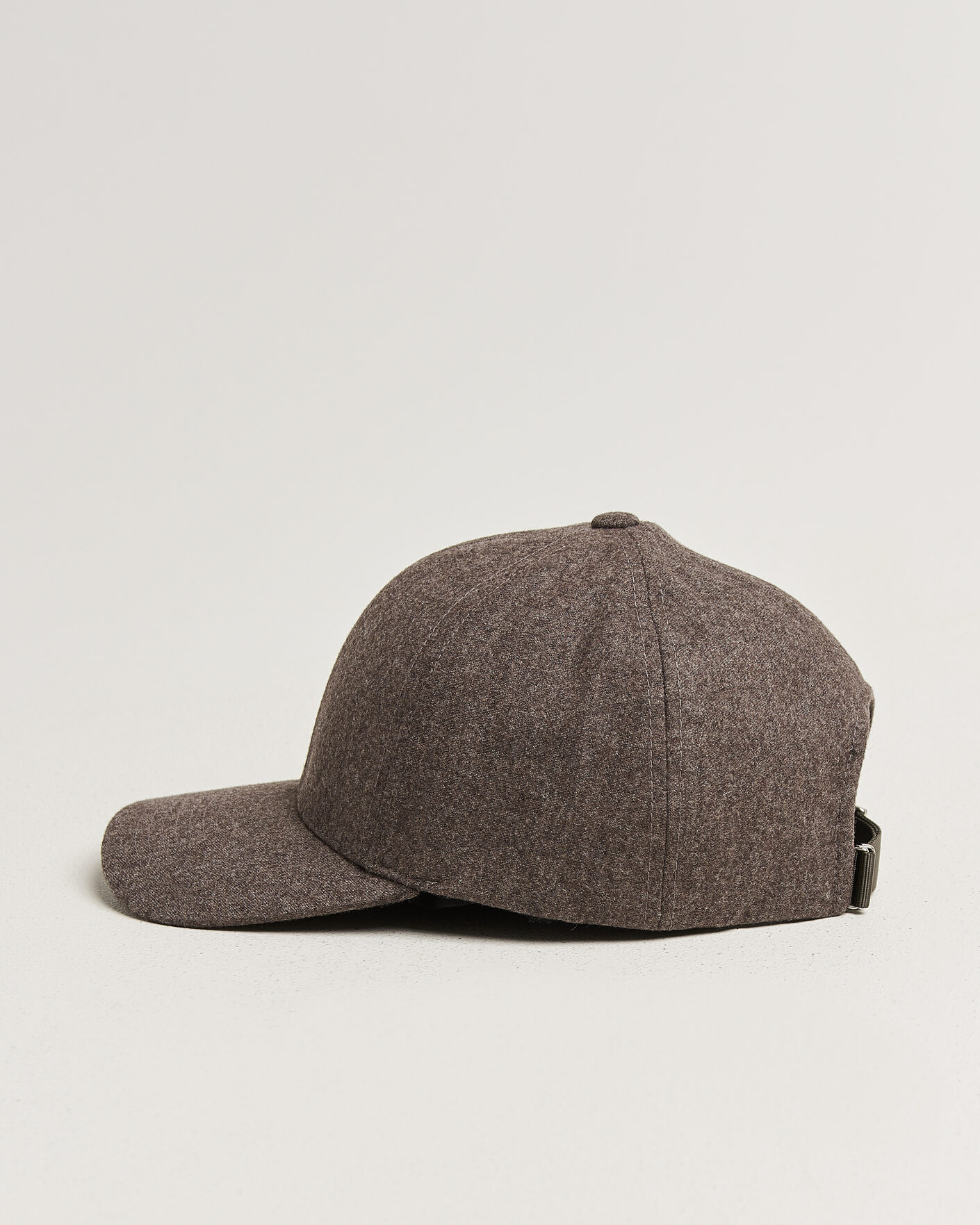 Men | Hats & Caps | Varsity Headwear | Merino Wool Baseball Cap Taupe Brown