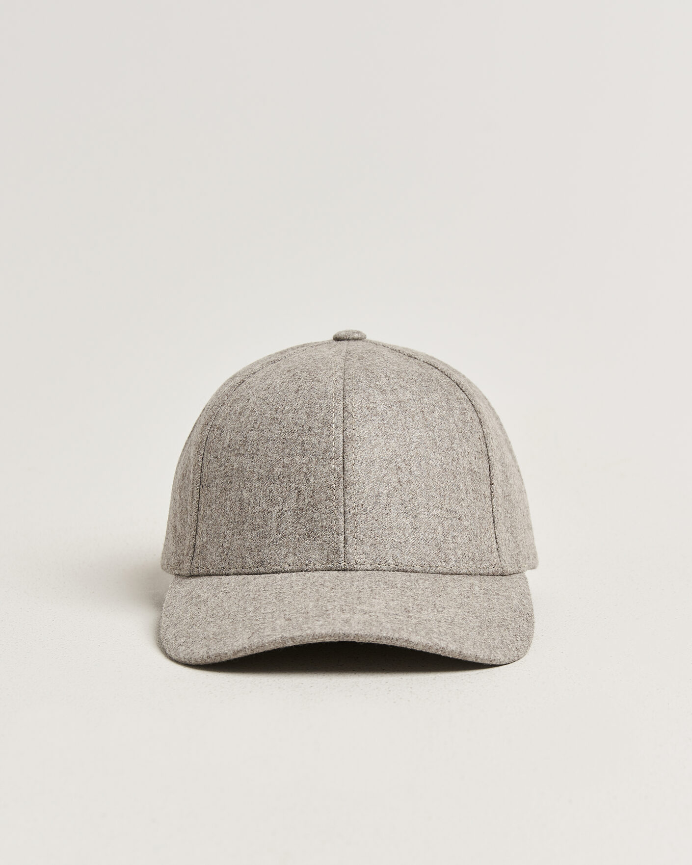 Men | Hats & Caps | Varsity Headwear | Merino Wool Baseball Cap Umber Beige