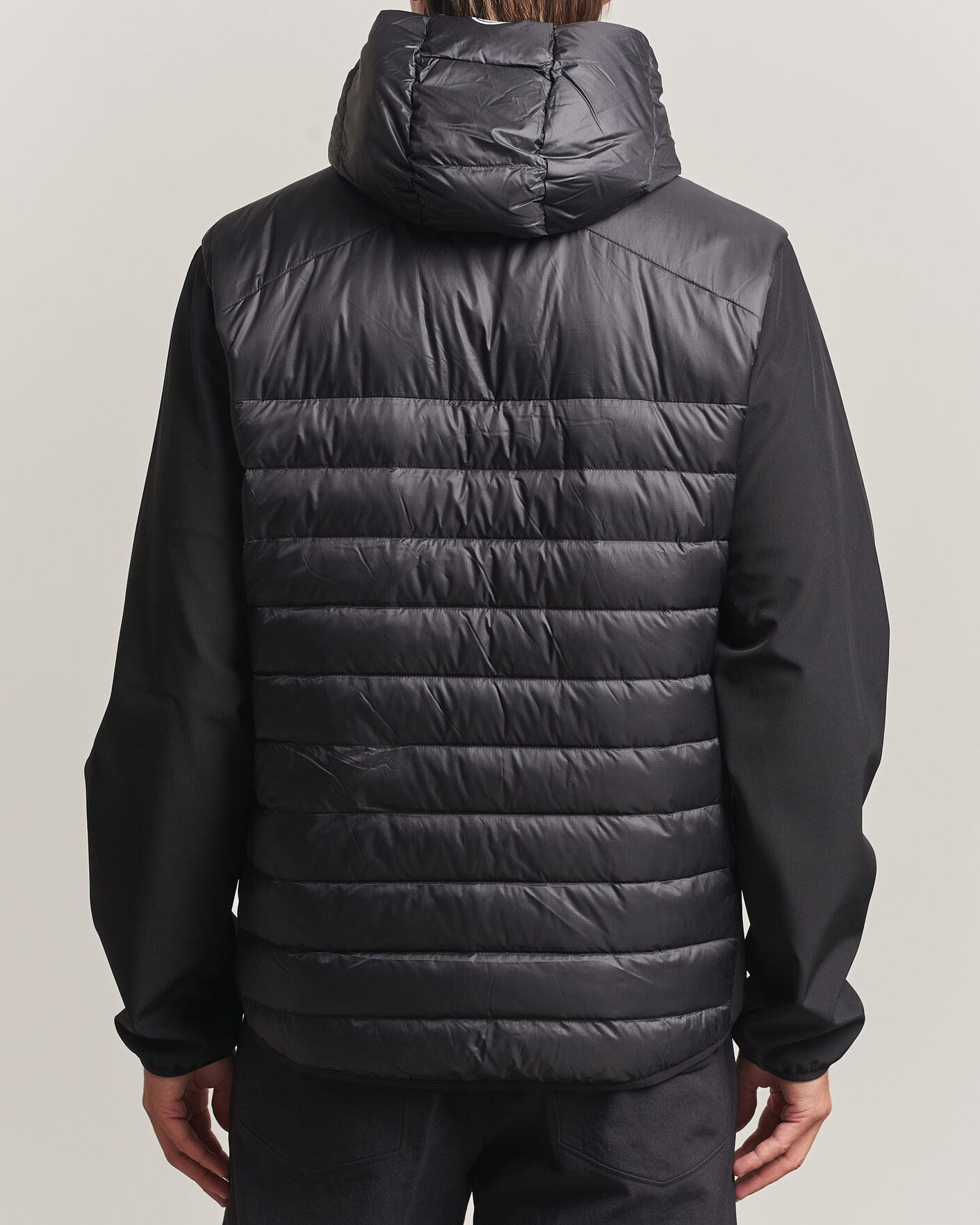 Men | Coats & Jackets | Sail Racing | Spray Down Hooded Hybrid Jacket Carbon