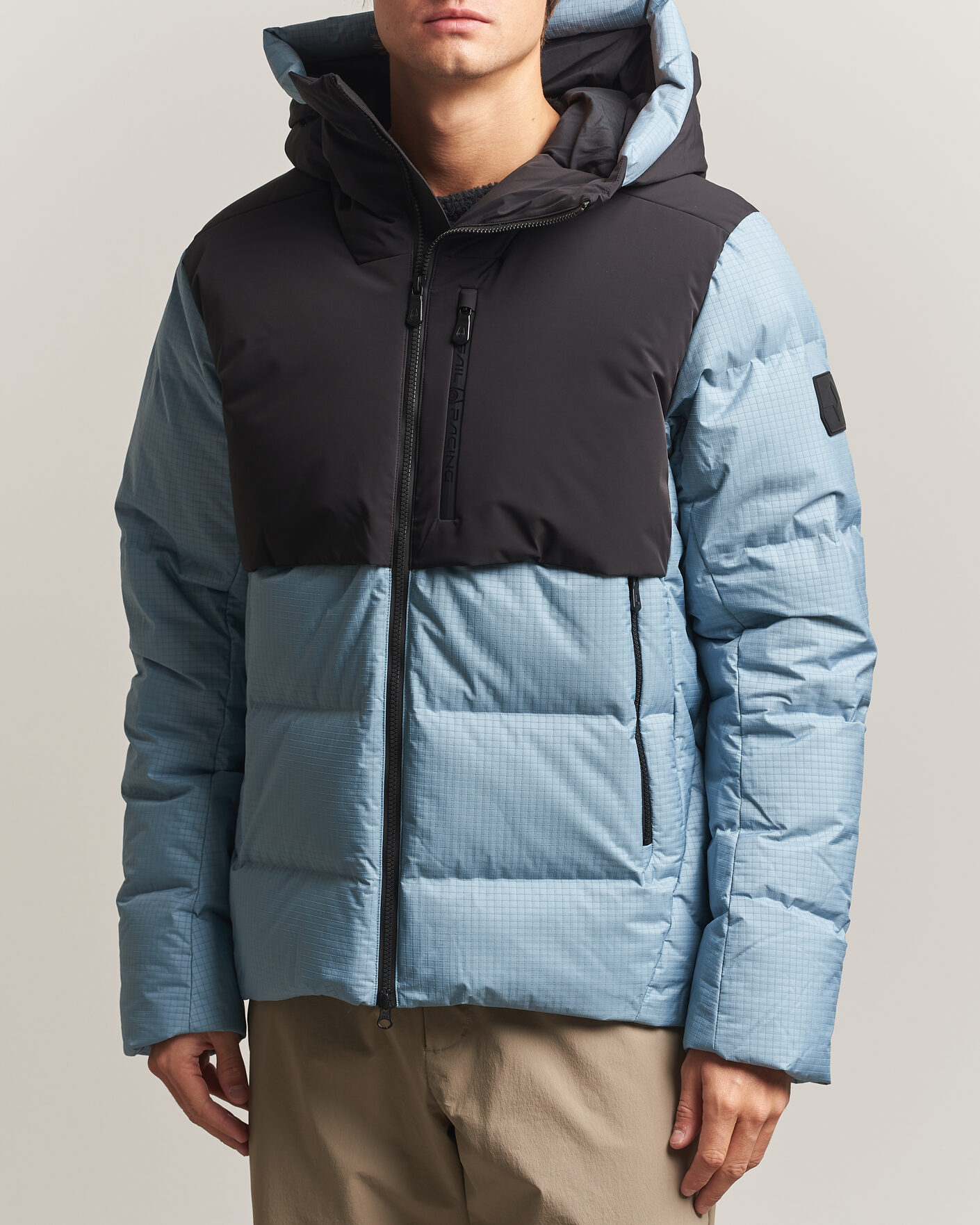 Men | Coats & Jackets | Sail Racing | Polar Down Hooded Jacket Aurora Blue