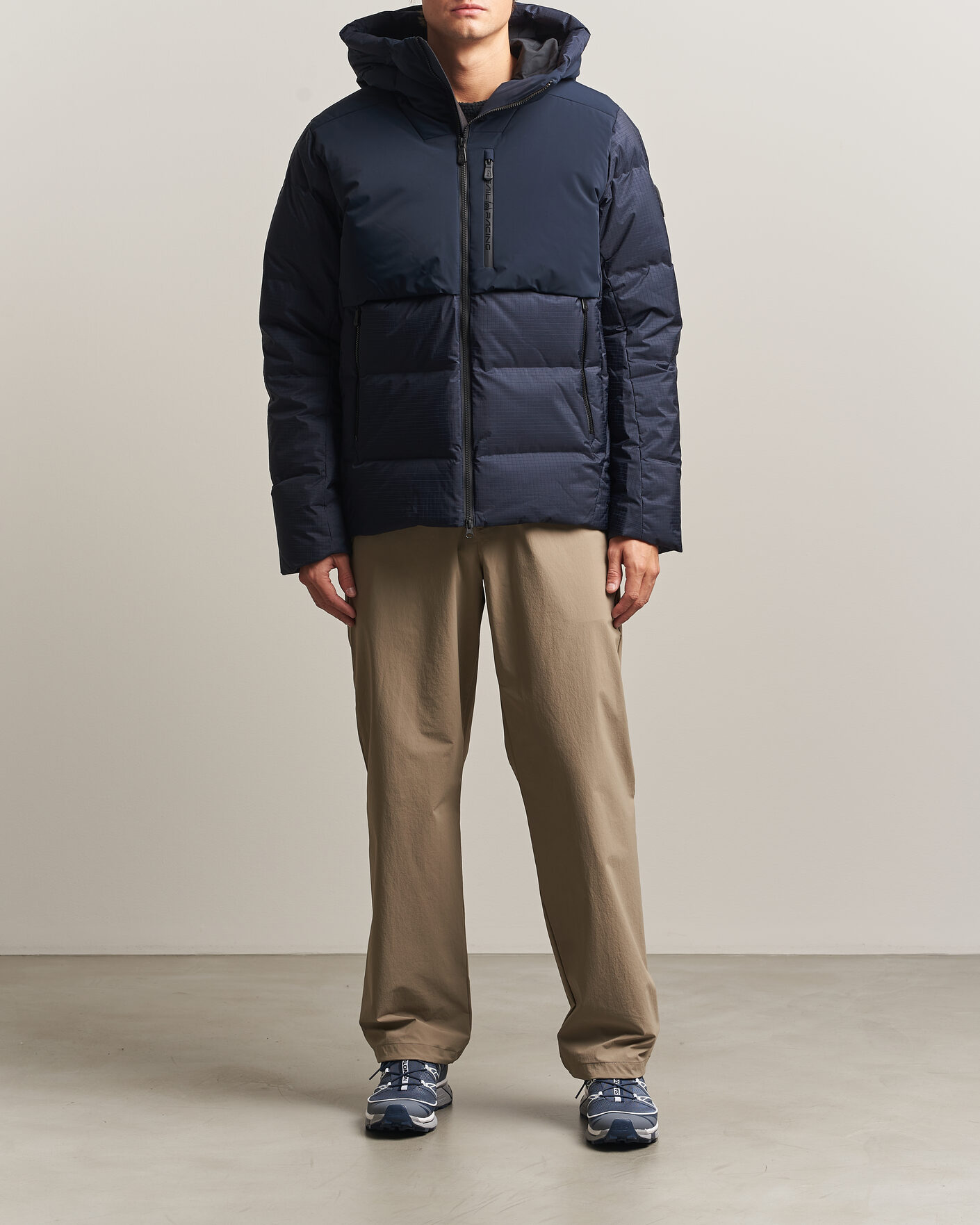 Men | Coats & Jackets | Sail Racing | Polar Down Hooded Jacket Dark Navy