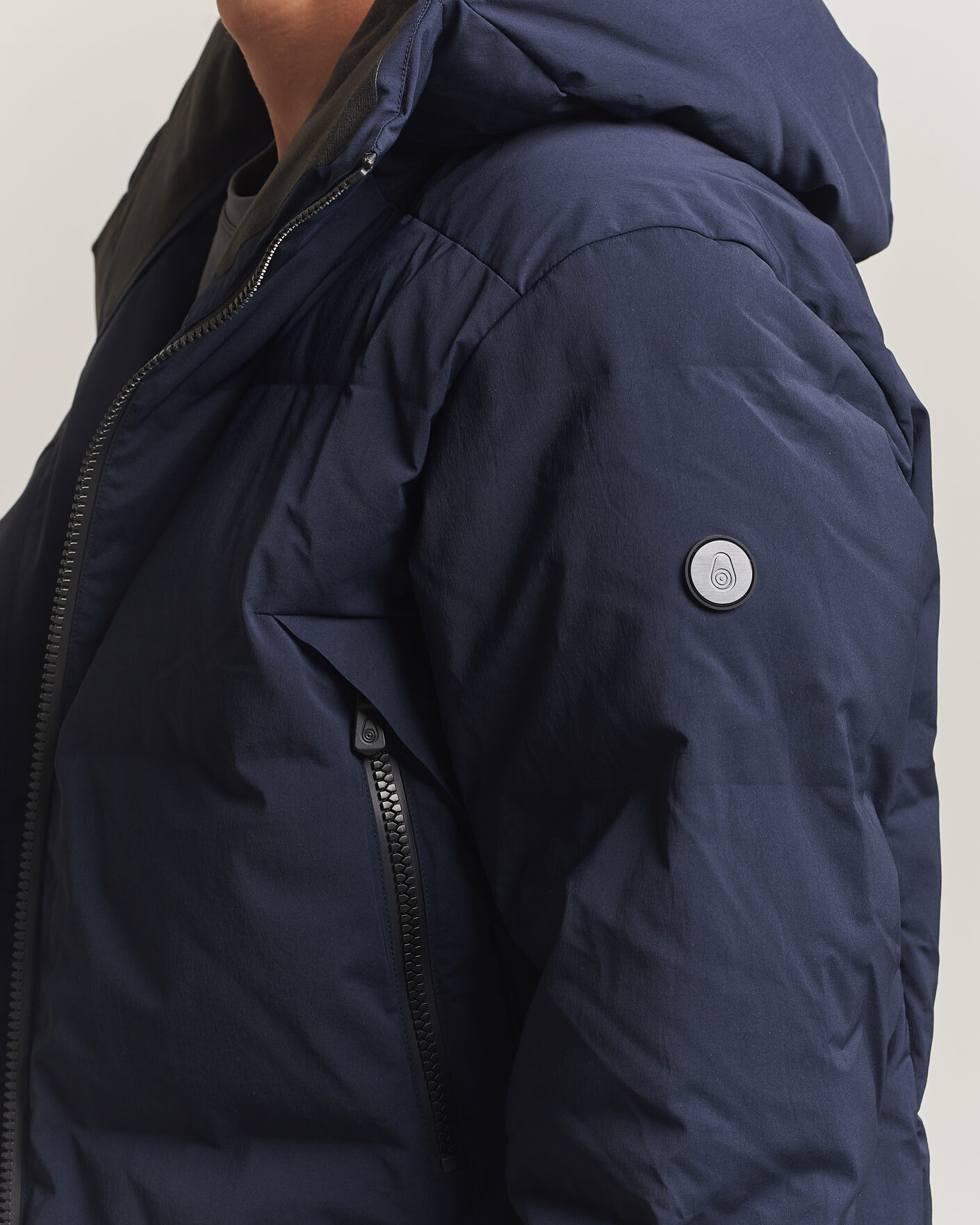 Men | Coats & Jackets | Sail Racing | Arc Down Hooded Jacket Dark Navy