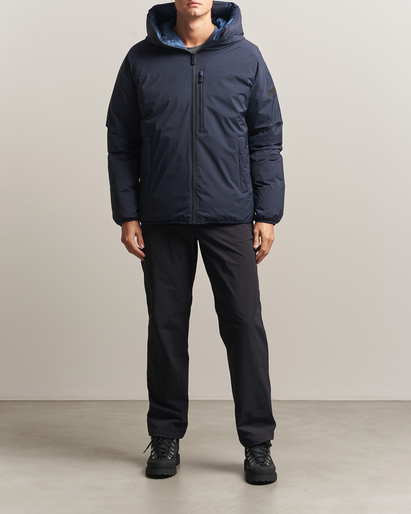 Men | Coats & Jackets | Sail Racing | Thunder Reversible Hooded Jacket Dark Navy