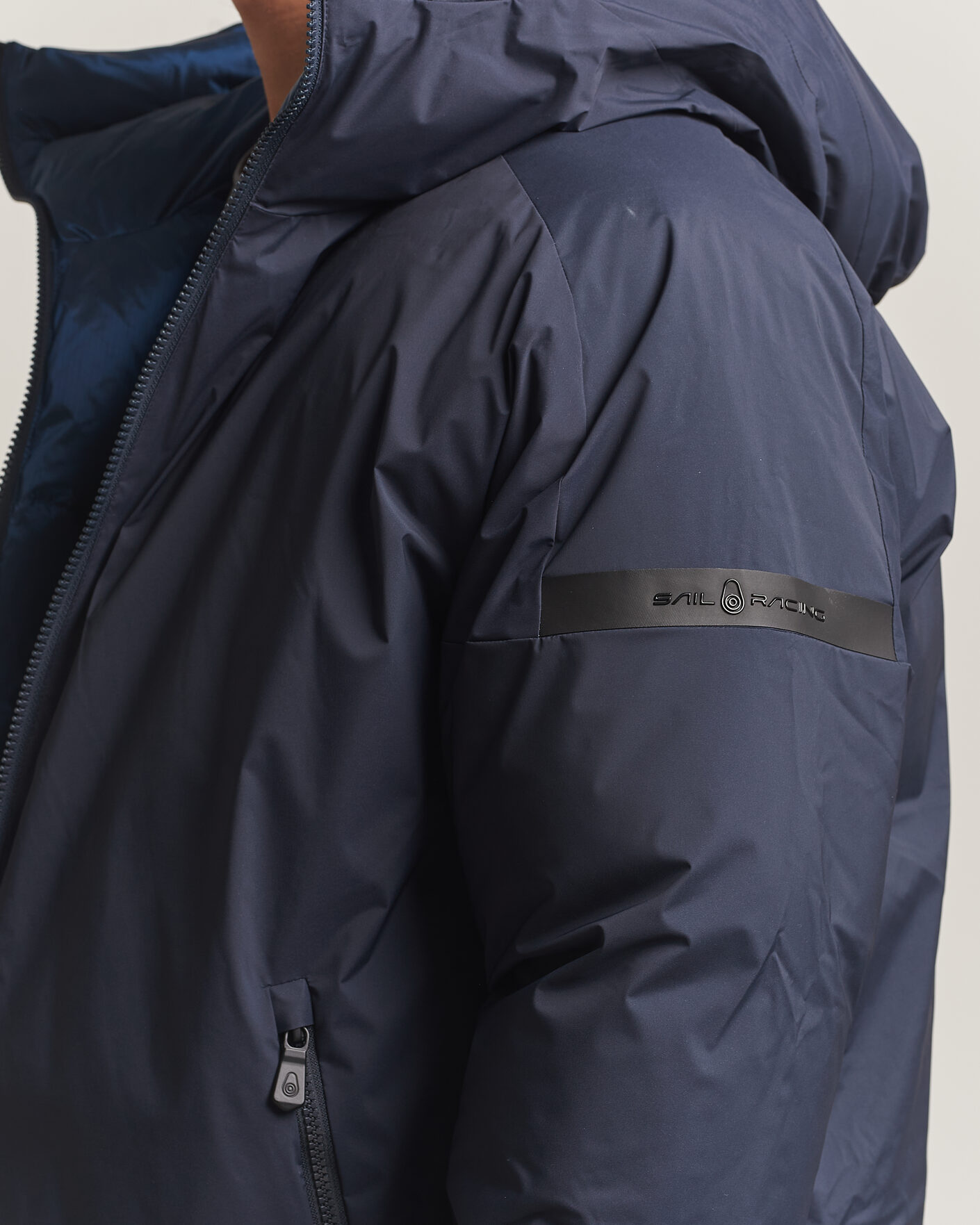 Men | Coats & Jackets | Sail Racing | Thunder Reversible Hooded Parka Dark Navy