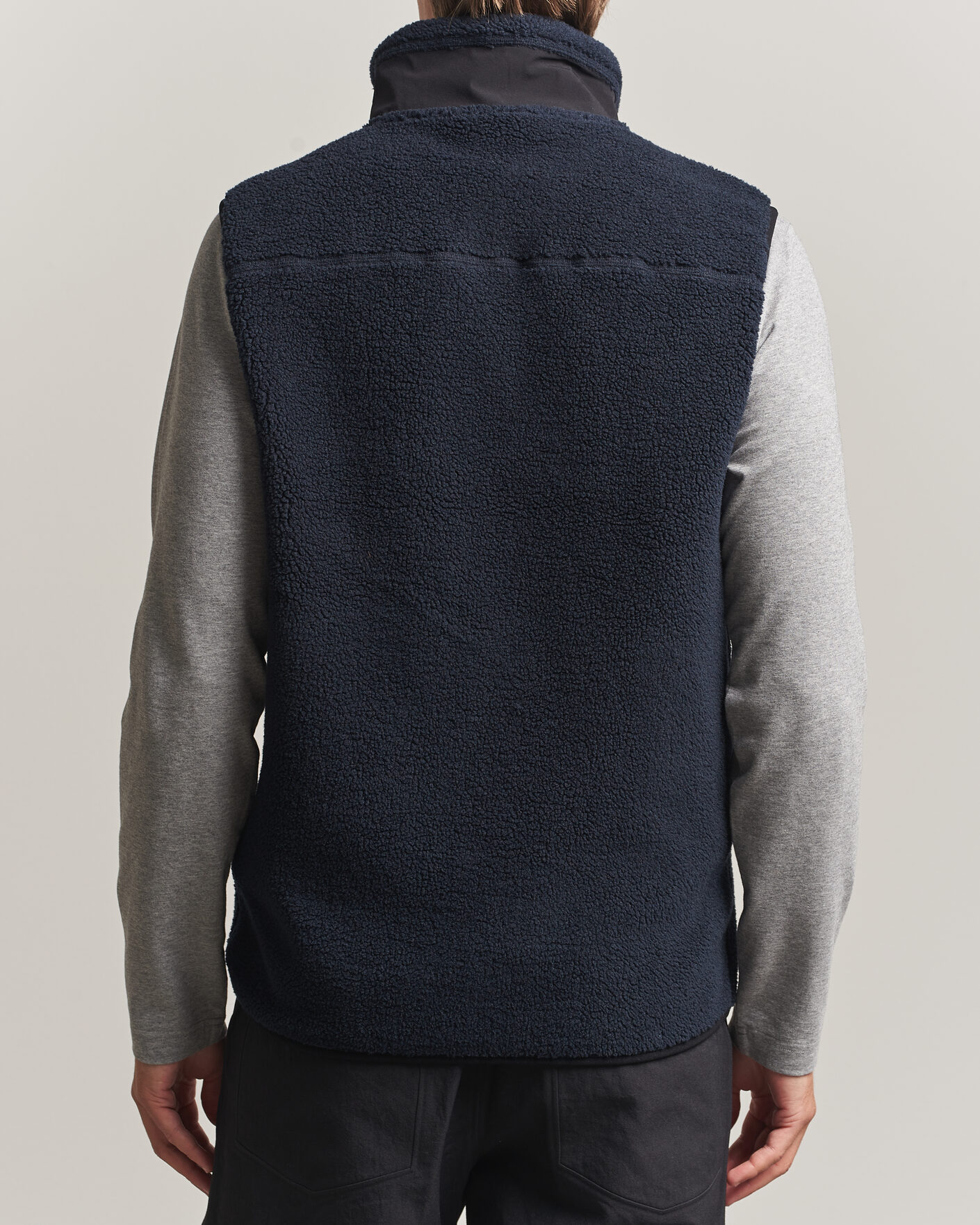 Men | Sweaters & Knitwear | Sail Racing | Bowman Pile Vest Dark Navy