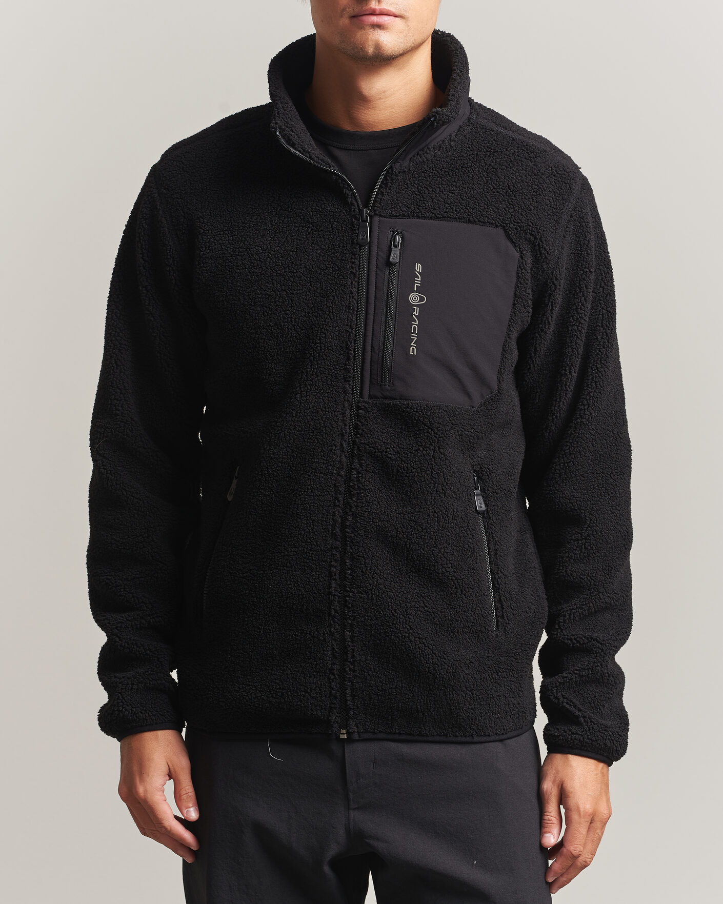 Men | Sweaters & Knitwear | Sail Racing | Bowman Pile Full Zip Carbon