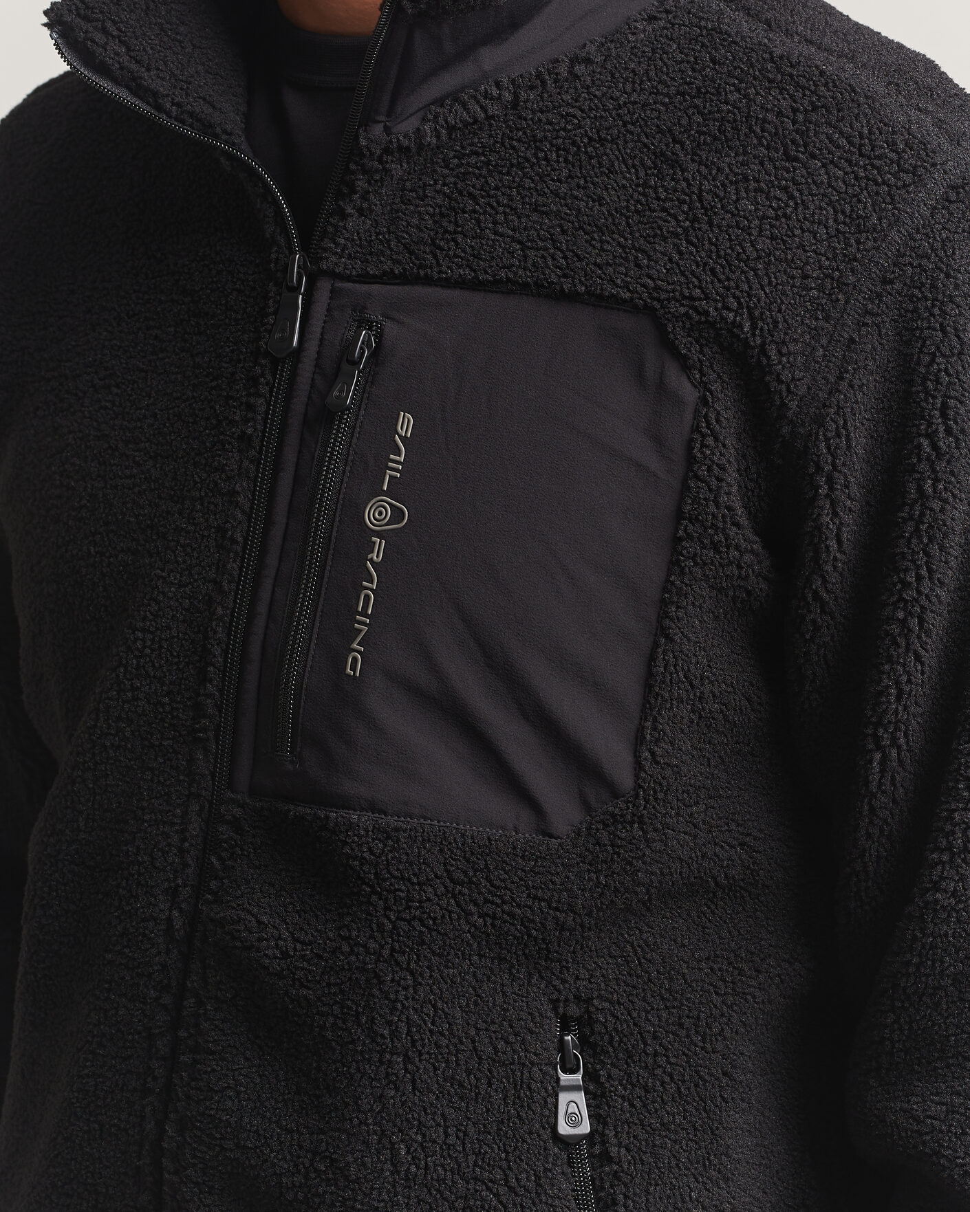 Men | Sweaters & Knitwear | Sail Racing | Bowman Pile Full Zip Carbon