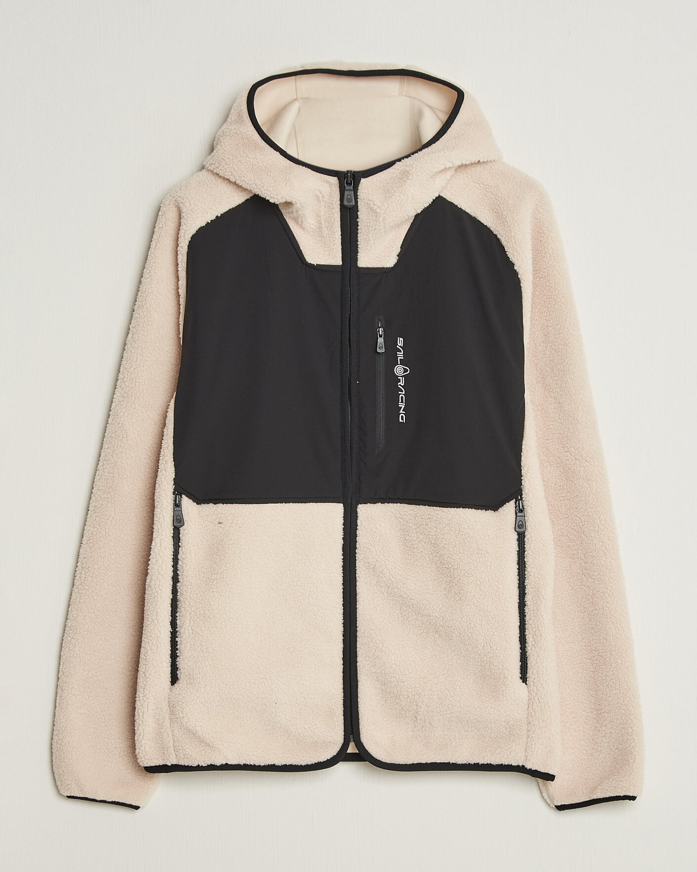Men | Sweaters & Knitwear | Sail Racing | Patrol Pile Full Zip Hoodie Ivory