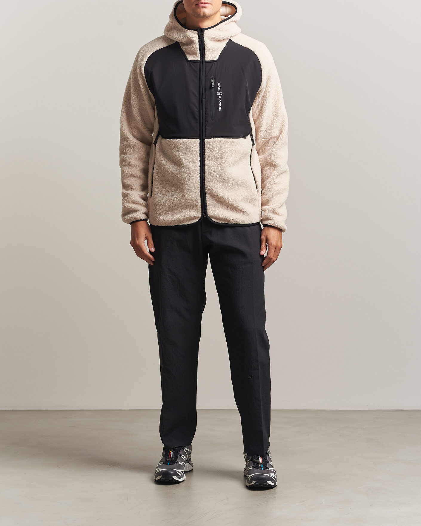Men | Sweaters & Knitwear | Sail Racing | Patrol Pile Full Zip Hoodie Ivory