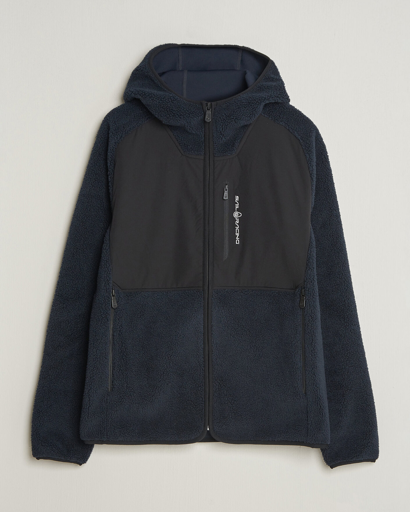 Men | Sweaters & Knitwear | Sail Racing | Patrol Pile Full Zip Hoodie Dark Navy