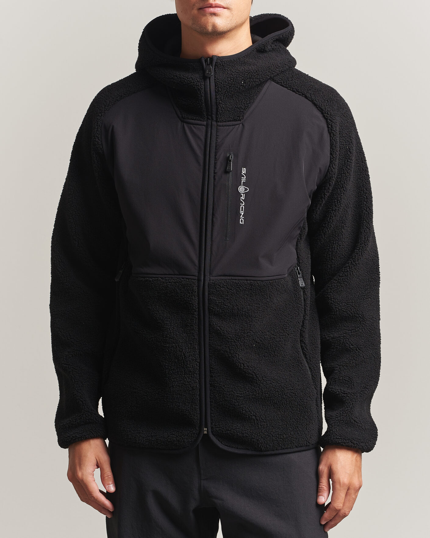 Men | Sweaters & Knitwear | Sail Racing | Patrol Pile Full Zip Hoodie Carbon