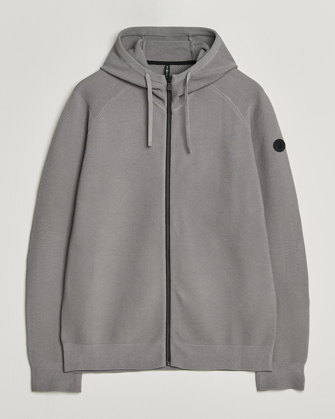 Men | Sweaters & Knitwear | Sail Racing | Element Seamless Full Zip Hoodie Frost Grey