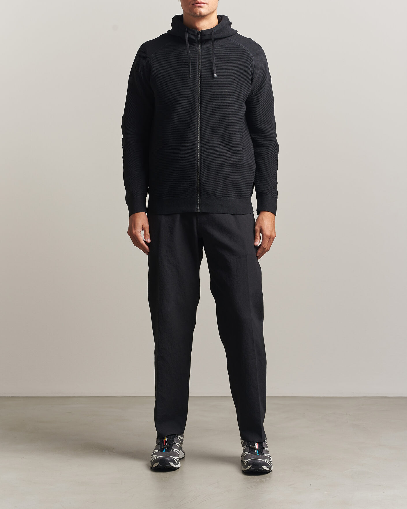 Men | Sweaters & Knitwear | Sail Racing | Element Seamless Full Zip Hoodie Carbon
