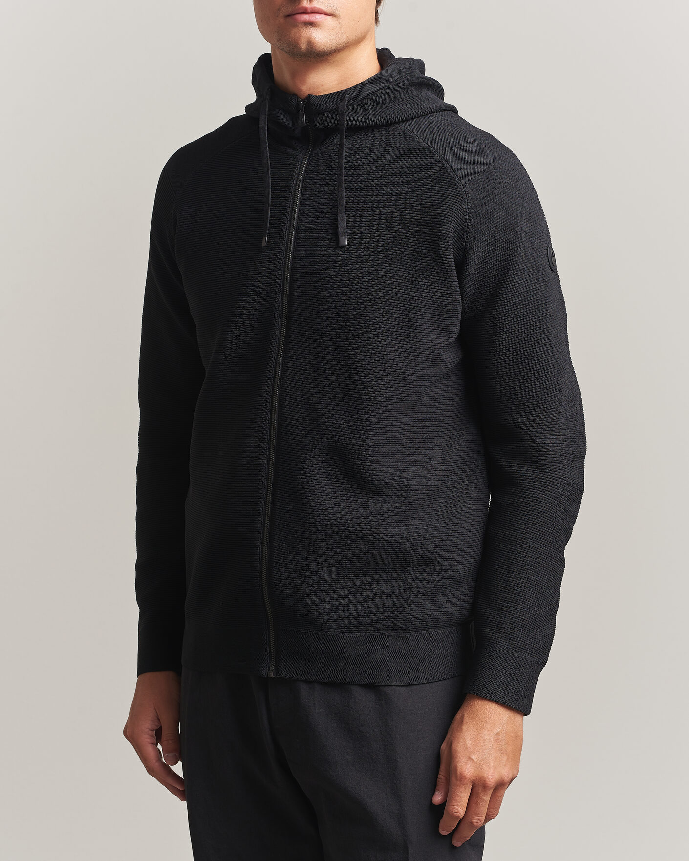 Men | Sweaters & Knitwear | Sail Racing | Element Seamless Full Zip Hoodie Carbon