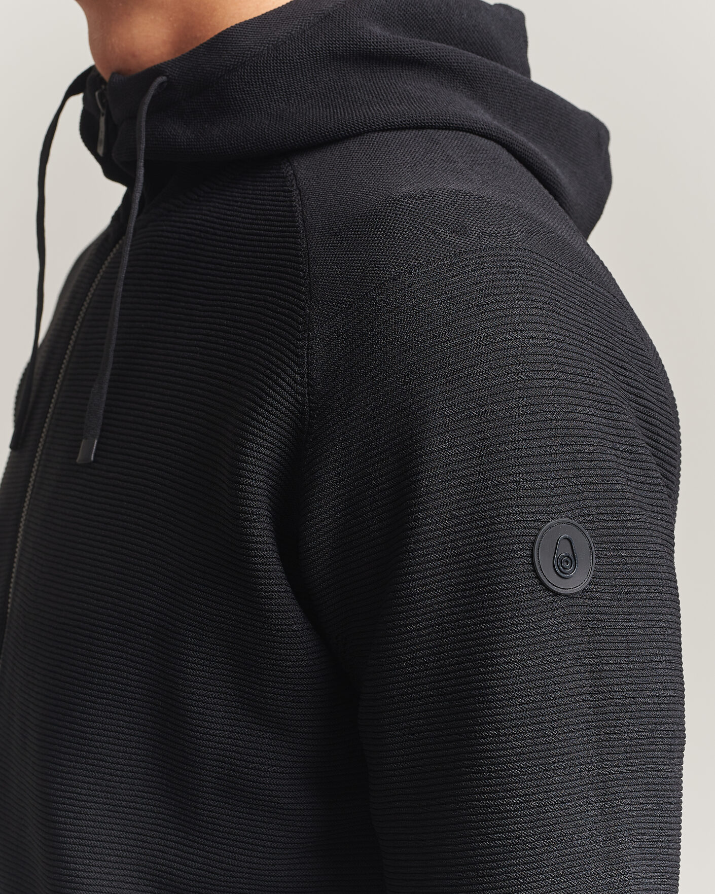 Men | Sweaters & Knitwear | Sail Racing | Element Seamless Full Zip Hoodie Carbon