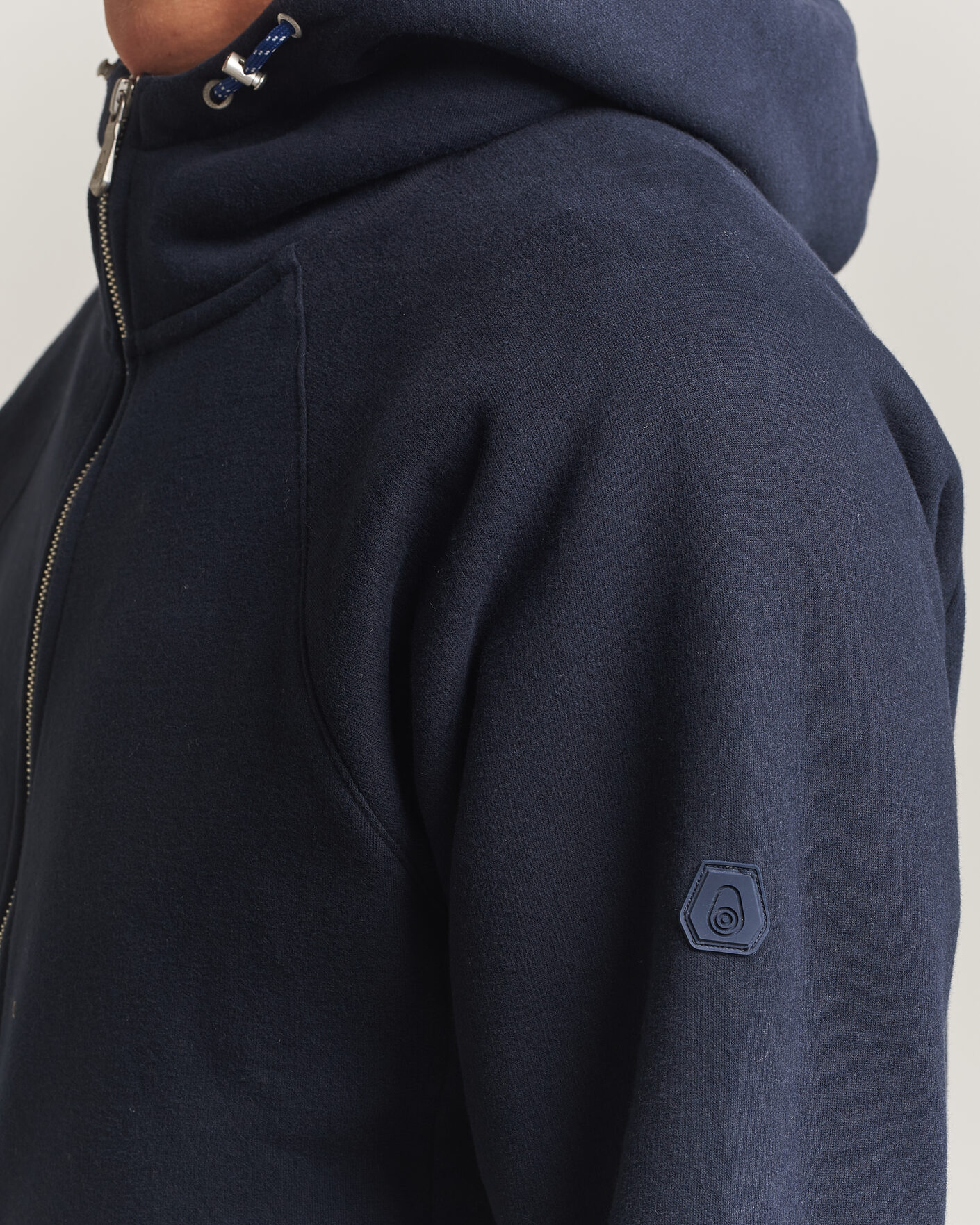 Men | Sweaters & Knitwear | Sail Racing | Flow Full Zip Hoodie Dark Navy