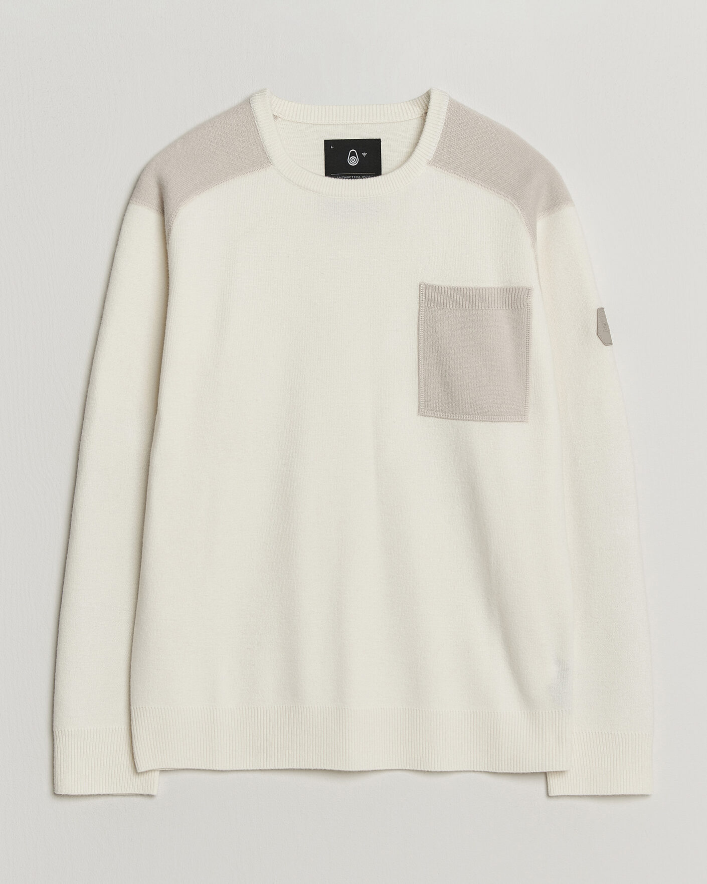 Men | Sweaters & Knitwear | Sail Racing | Spine Wool Knitted Sweater Off White