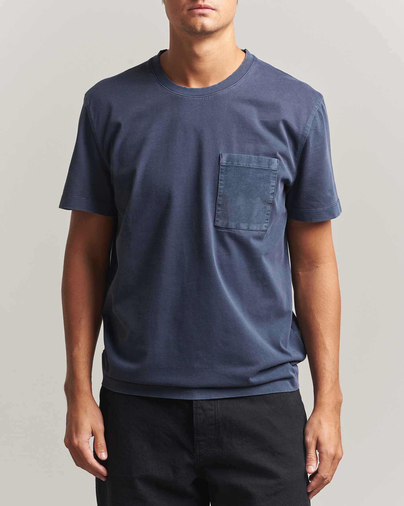 Men | T-Shirts | Sail Racing | Grinder Corduroy T-Shirt Dark Navy