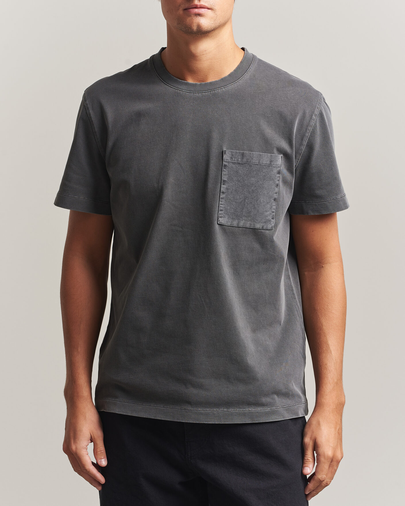 Men | T-Shirts | Sail Racing | Grinder Corduroy T-Shirt Asphalt