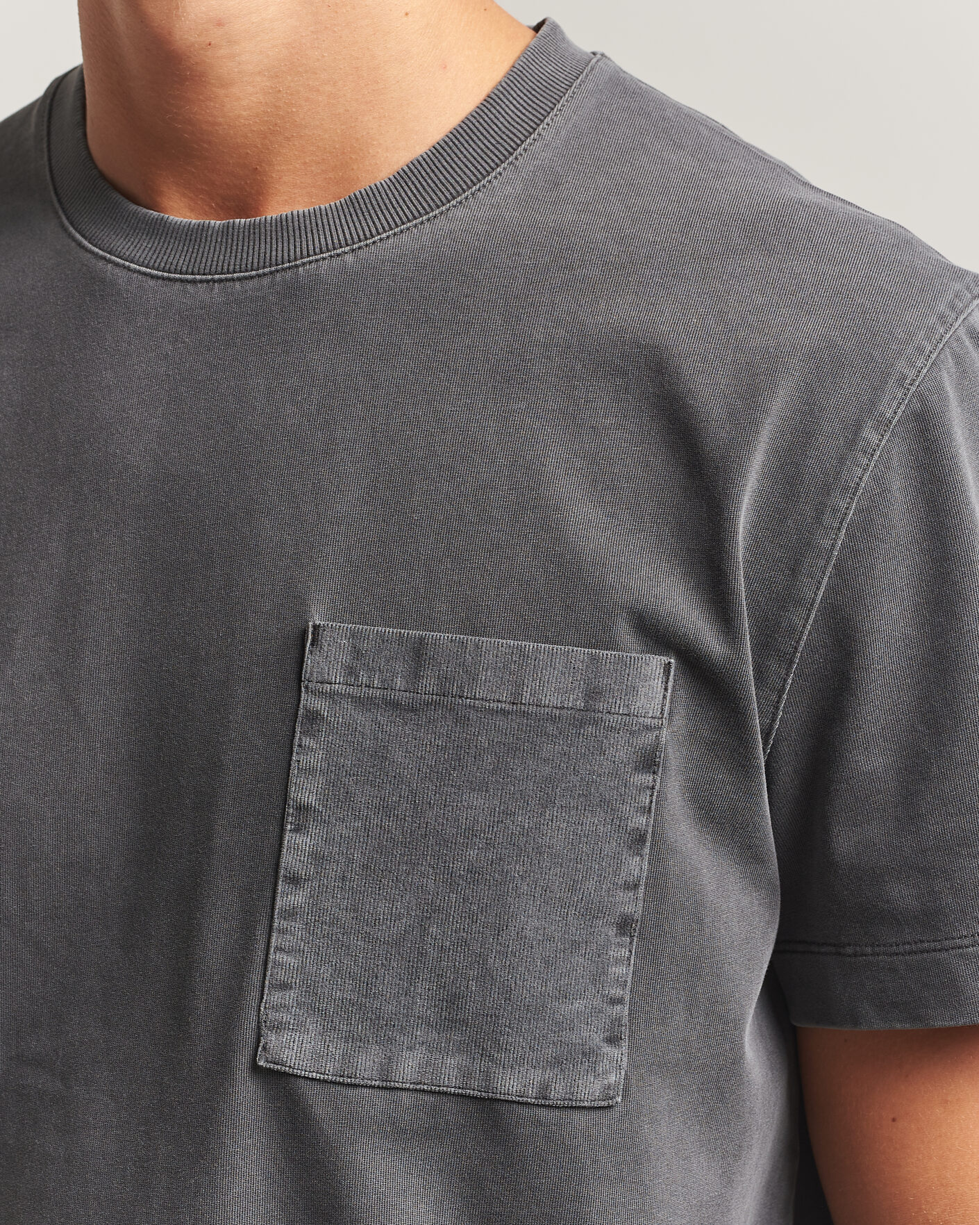 Men | T-Shirts | Sail Racing | Grinder Corduroy T-Shirt Asphalt