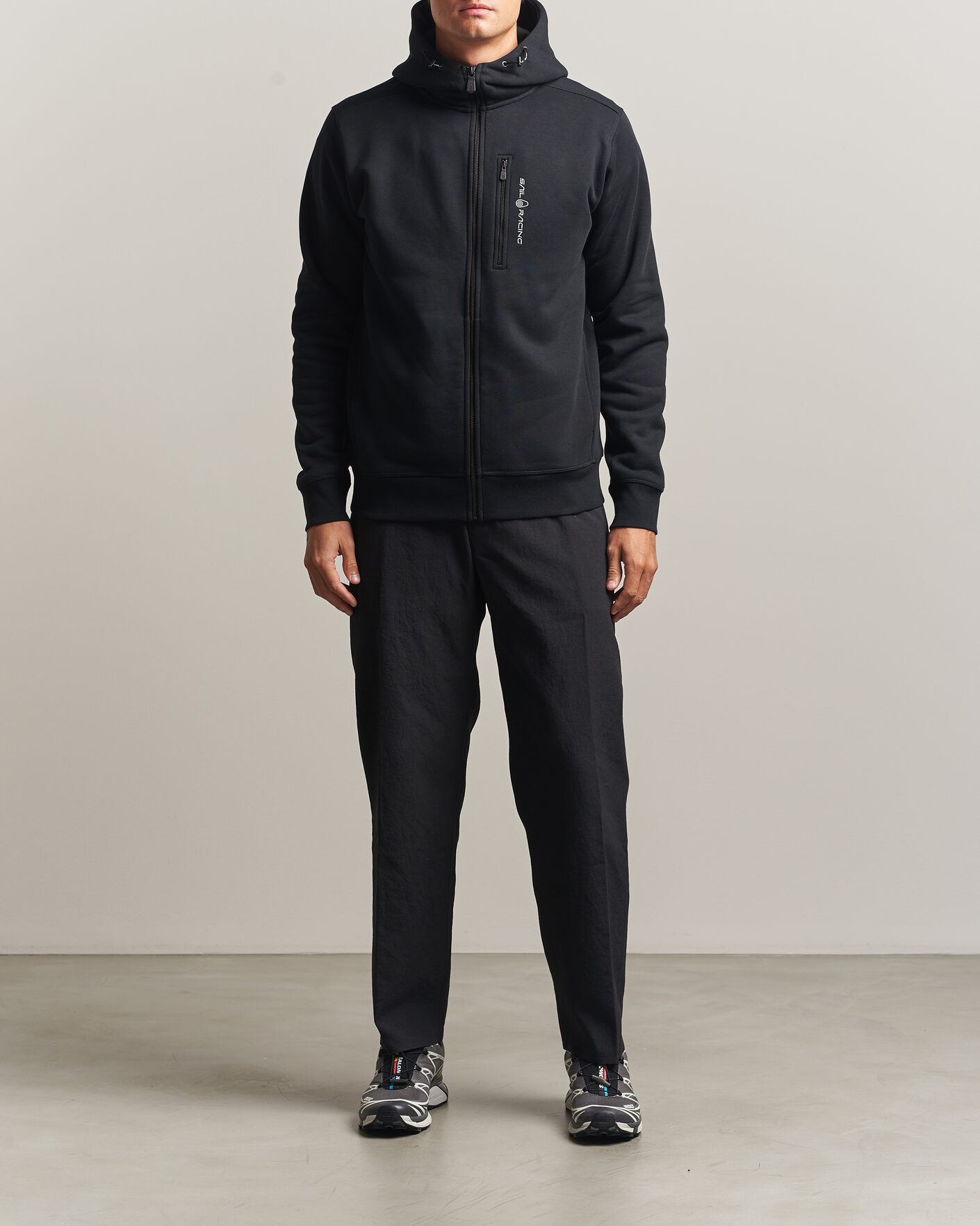 Men | Sweaters & Knitwear | Sail Racing | Bowman Full Zip Hoodie Carbon