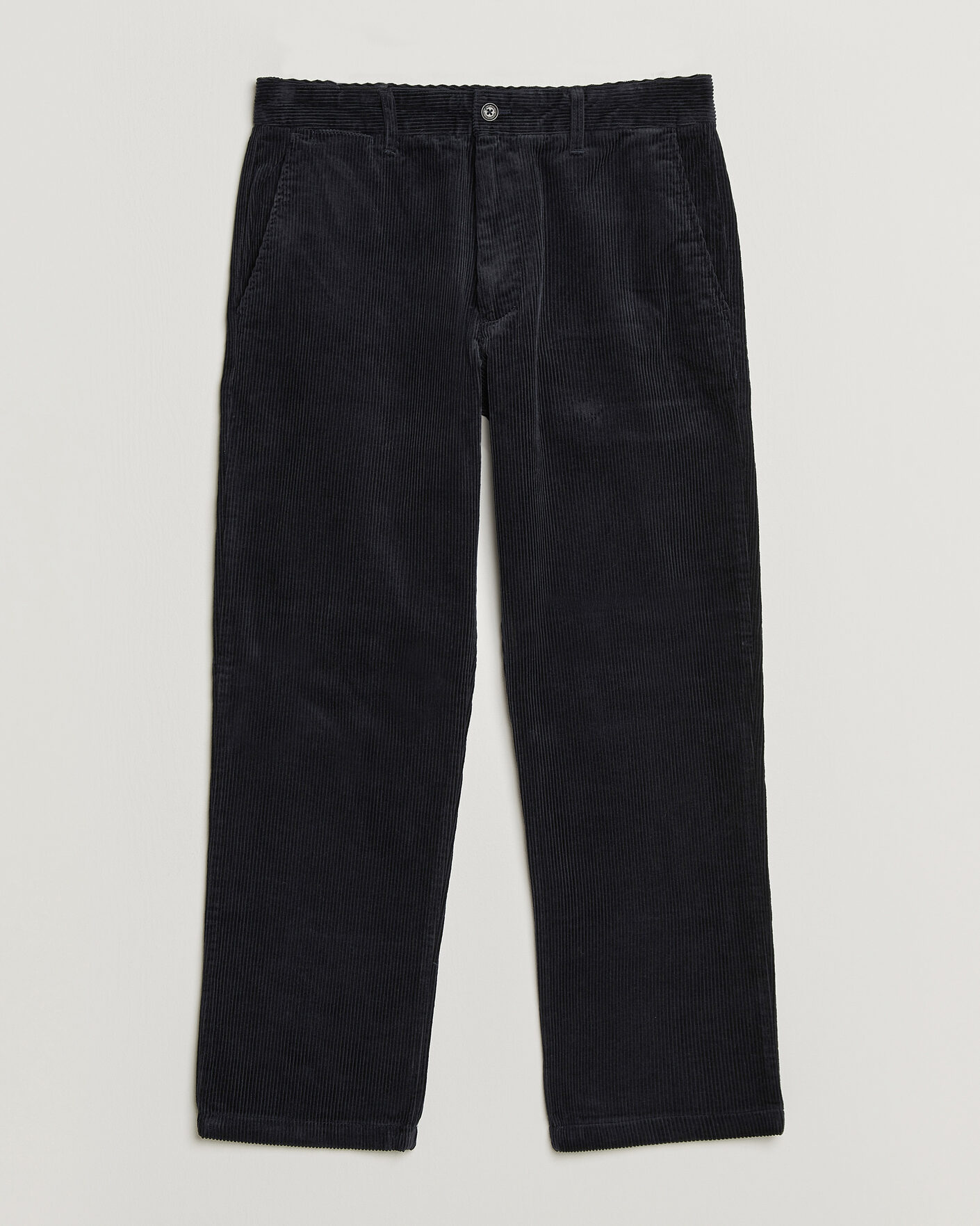 Men | Trousers | NN07 | Aden Regular Fit Corduroy Chinos Deep Navy