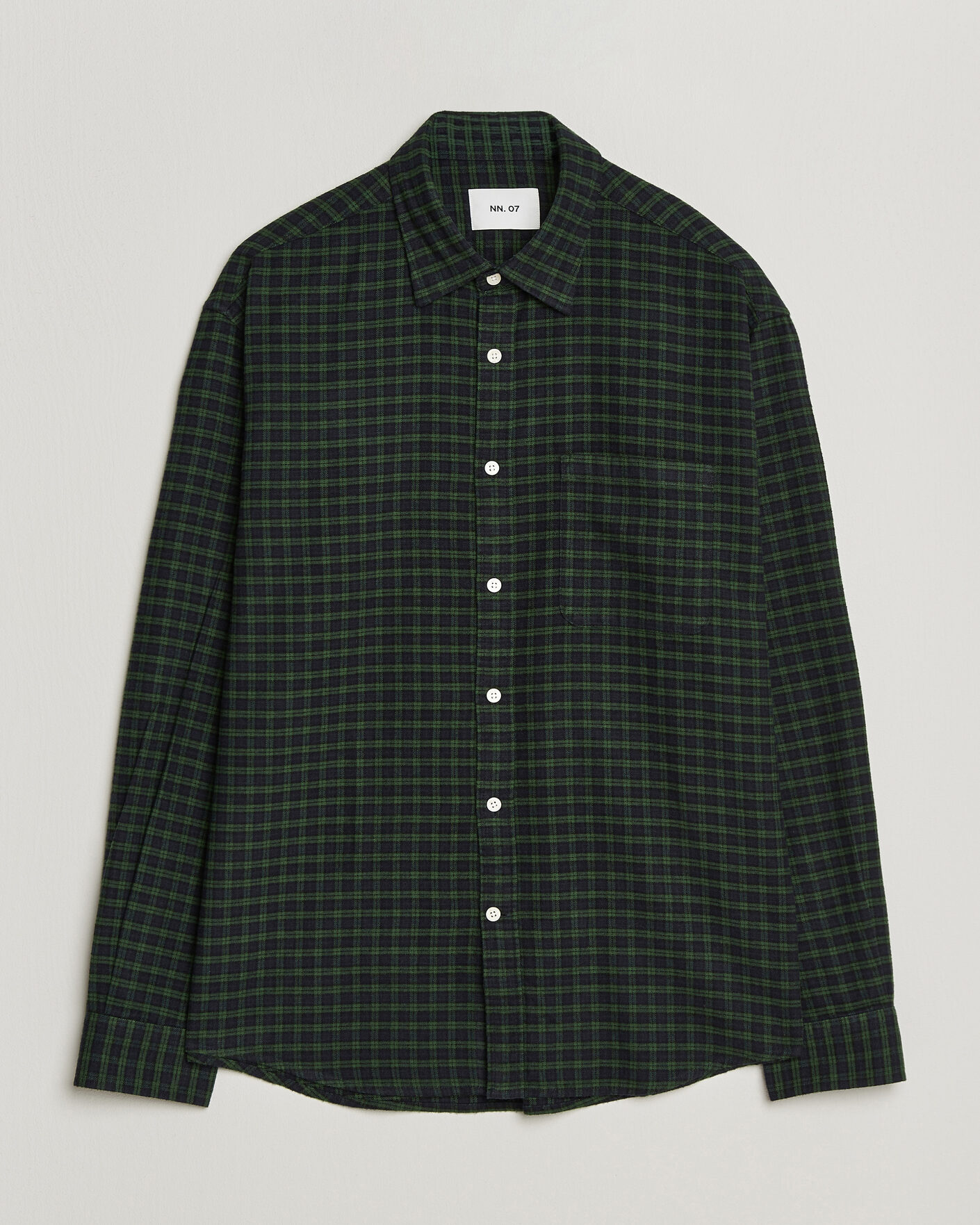 Men | Shirts | NN07 | Deon Flannel Shirt Eden Check