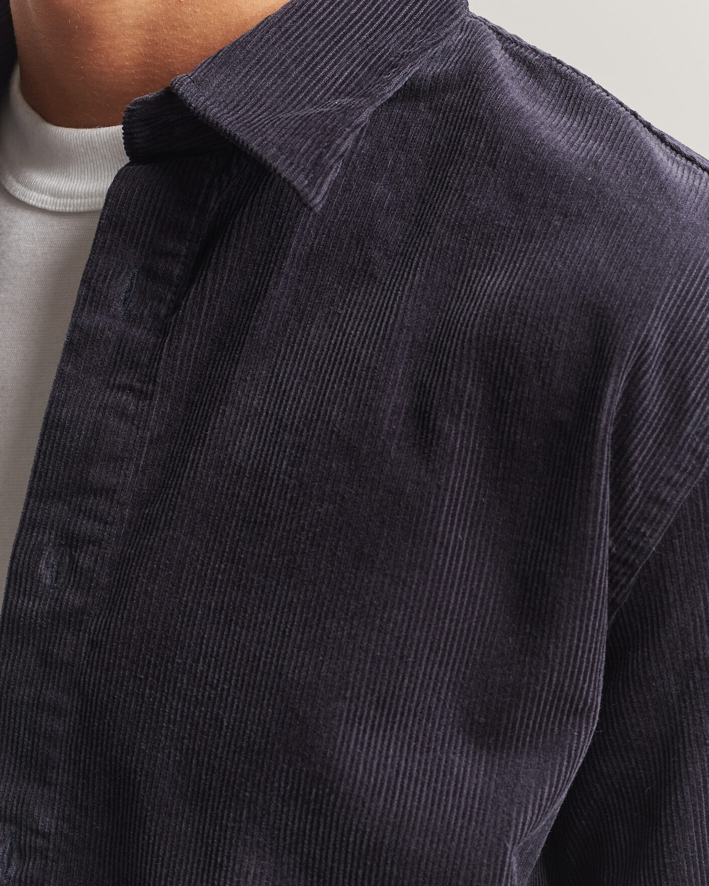 Men | Shirts | NN07 | Casper Corduroy Overshirt Deep Navy
