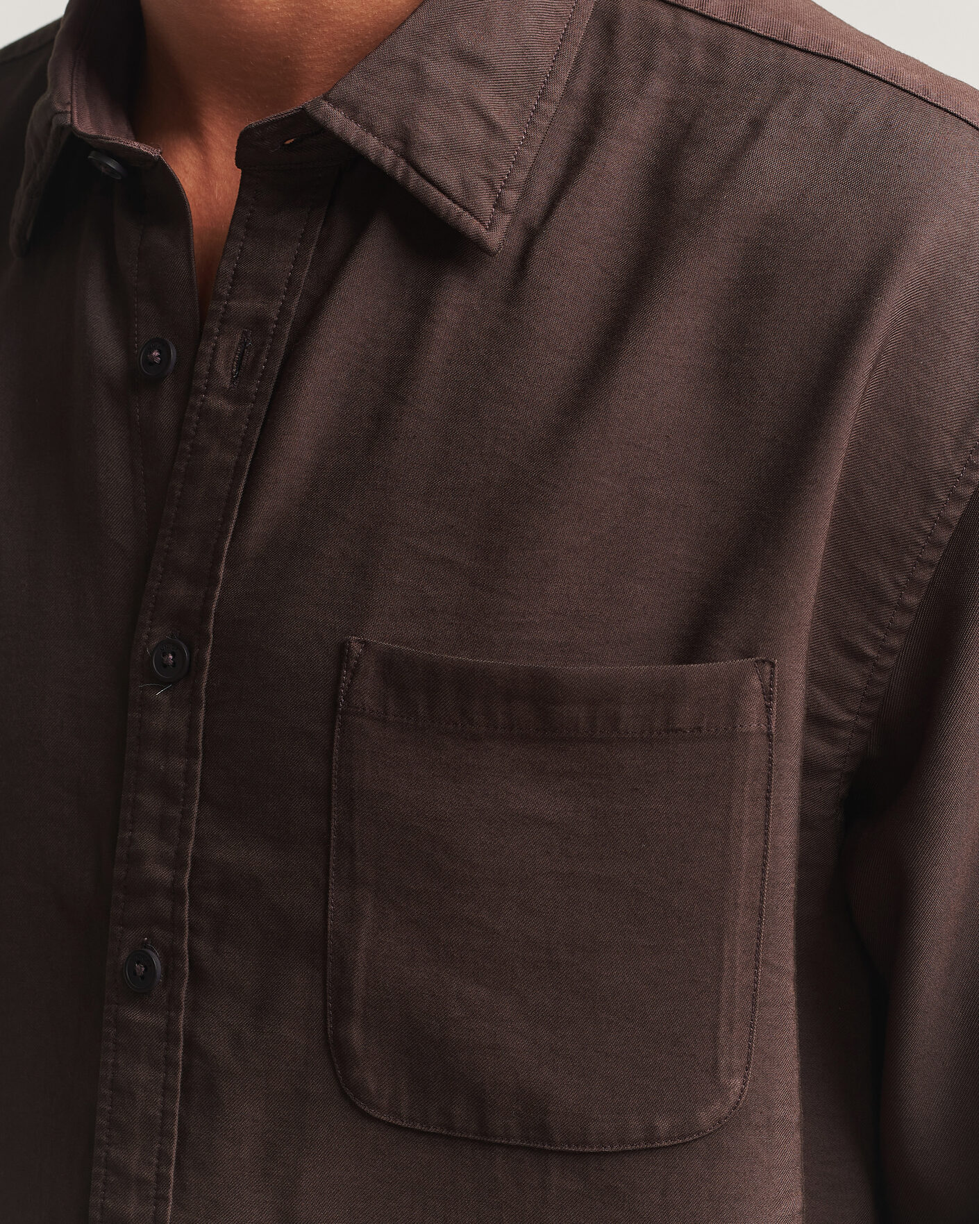 Men | Shirts | NN07 | Deon Viscose Shirt Deep Truffle