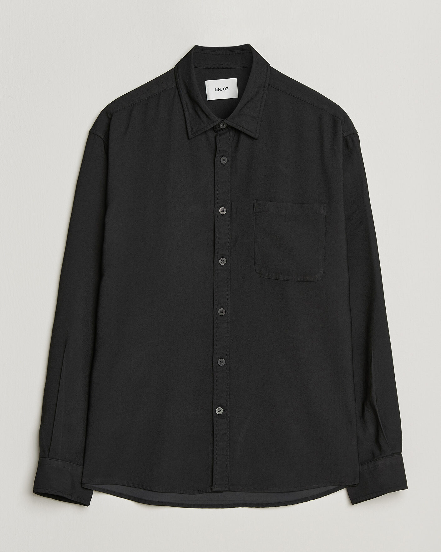Men | Shirts | NN07 | Deon Viscose Shirt Black