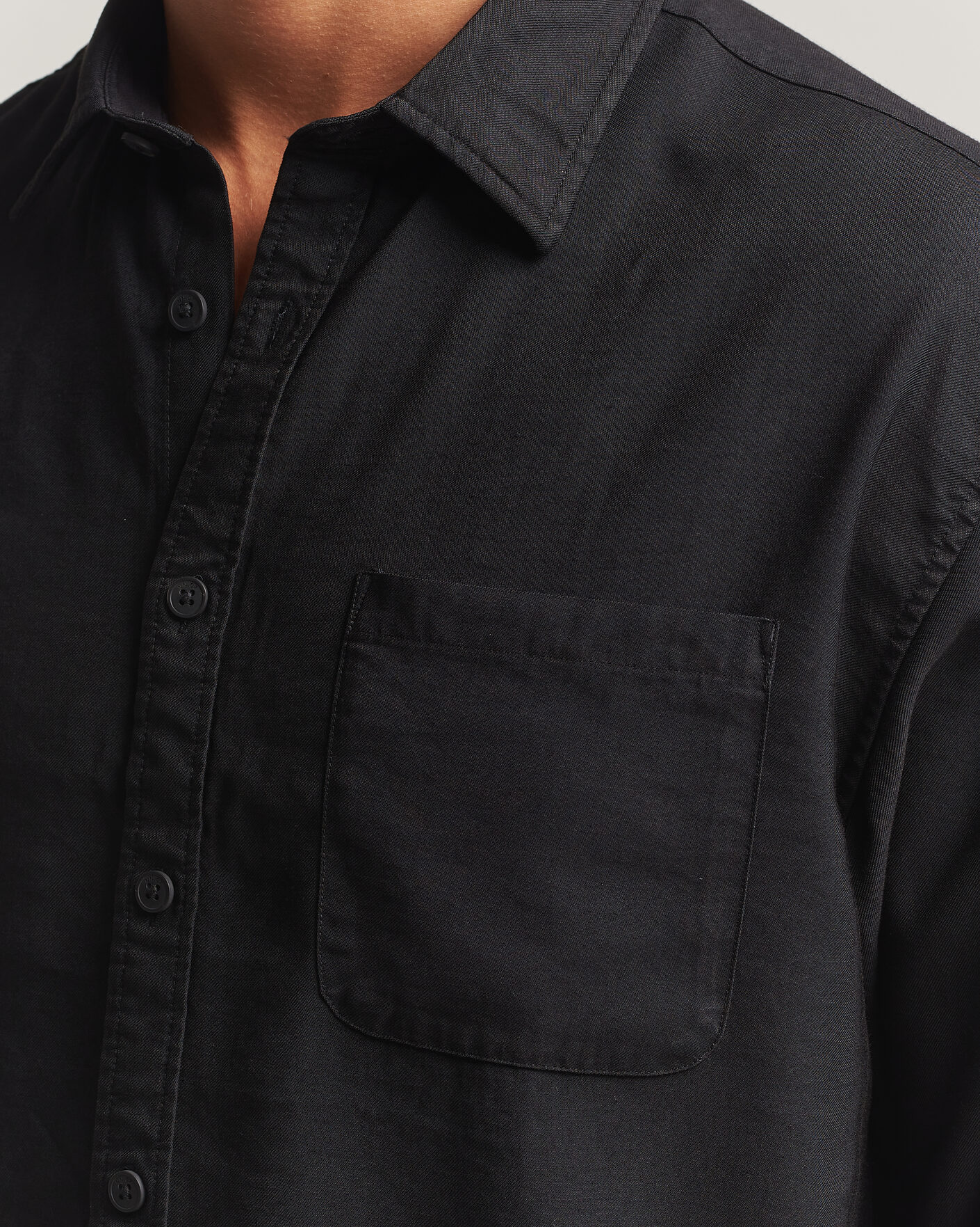 Men | Shirts | NN07 | Deon Viscose Shirt Black