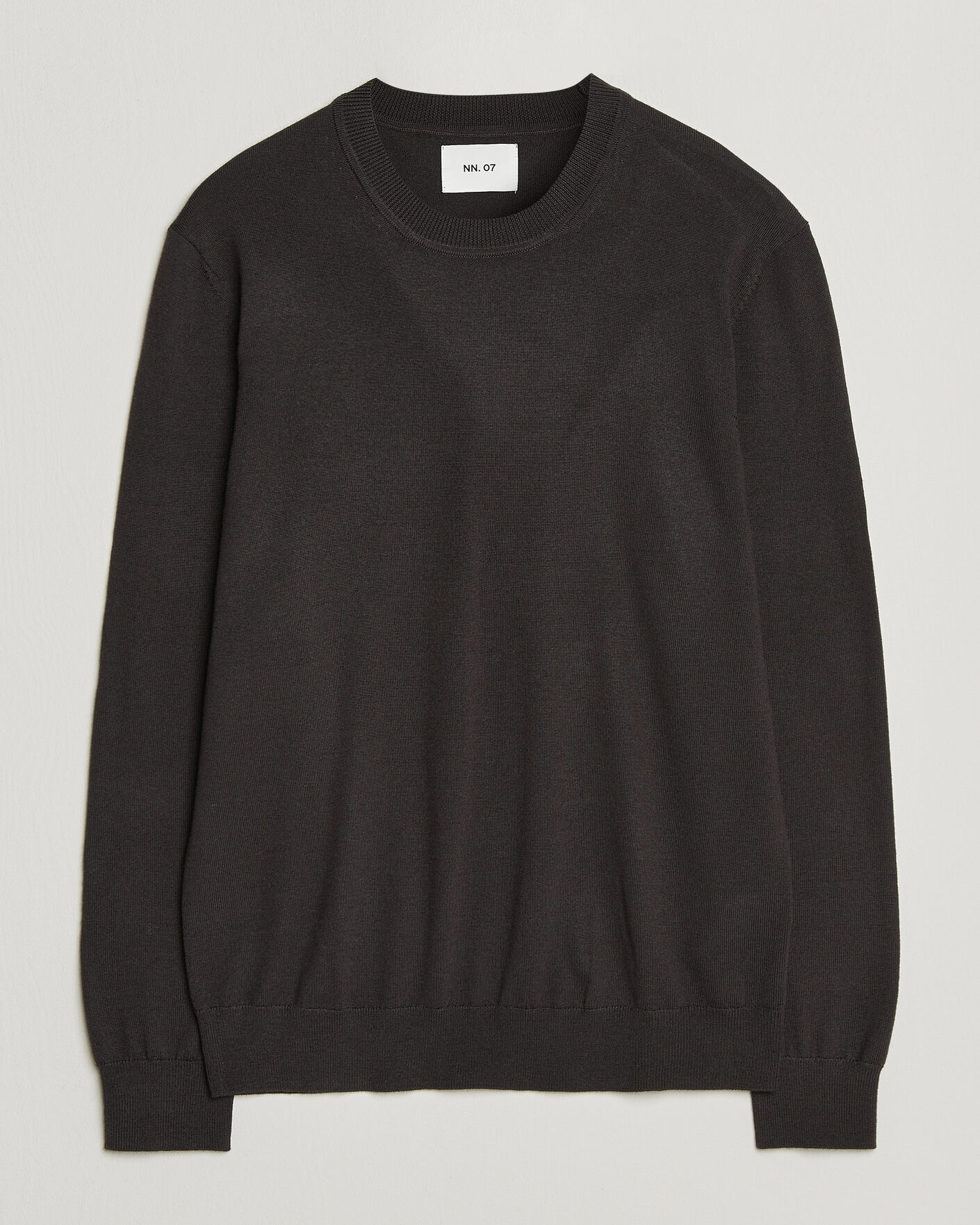 Men | Sweaters & Knitwear | NN07 | Ted Merino Crew Neck Pullover Deep Truffle
